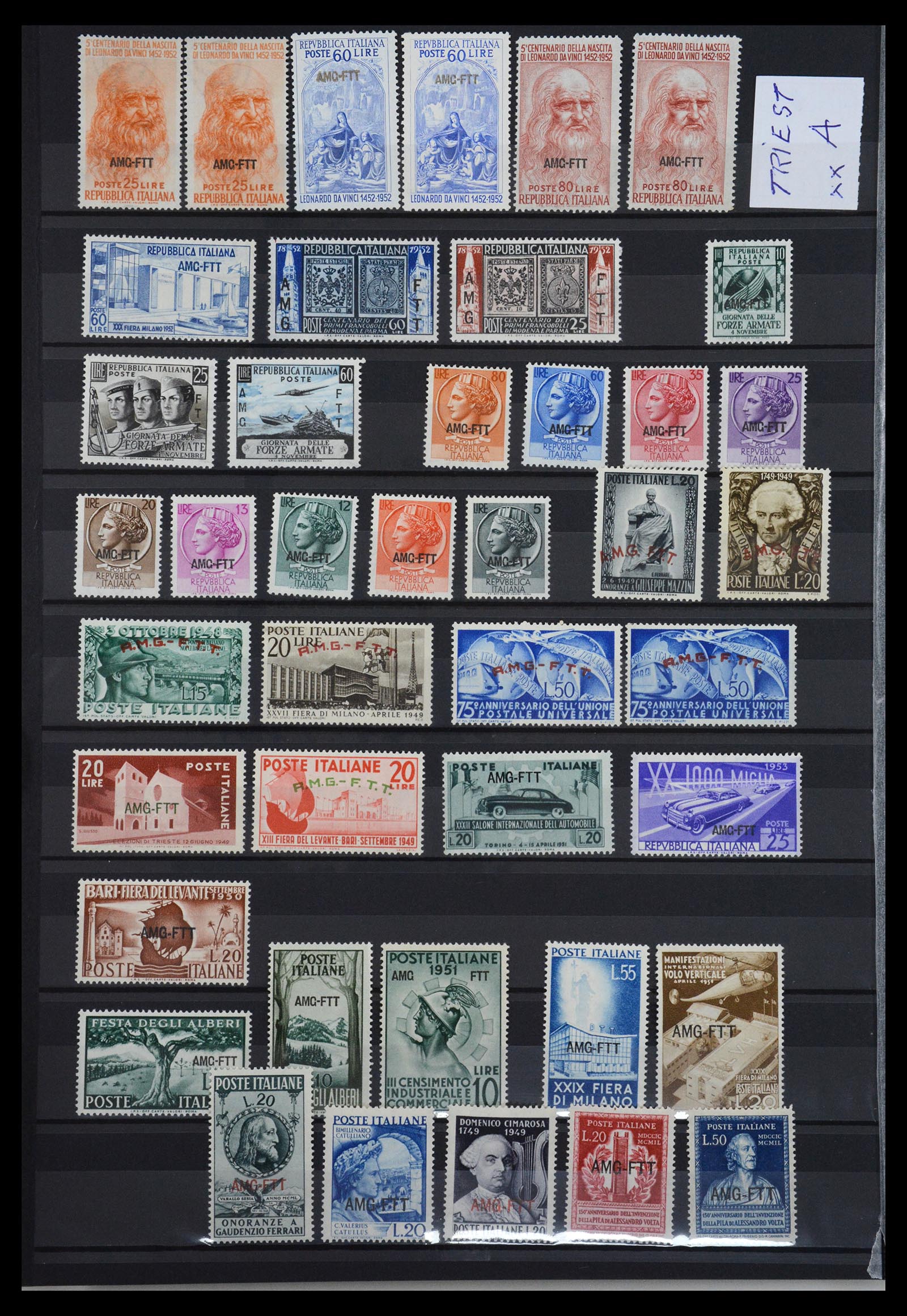 36663 009 - Postzegelverzameling 36663 Italië en gebieden 1861-1956.