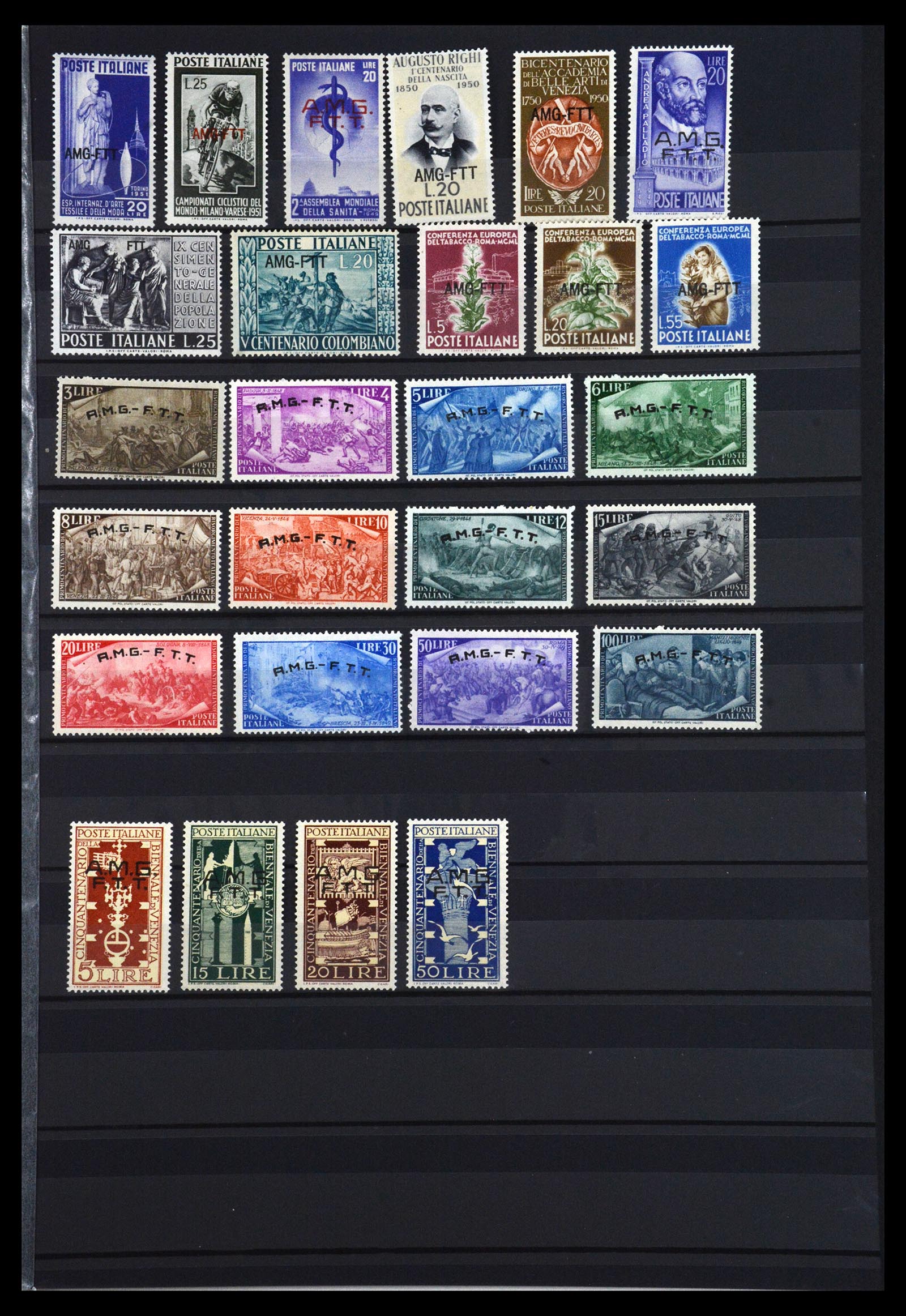 36663 010 - Stamp collection 36663 Italy and territories 1861-1956.