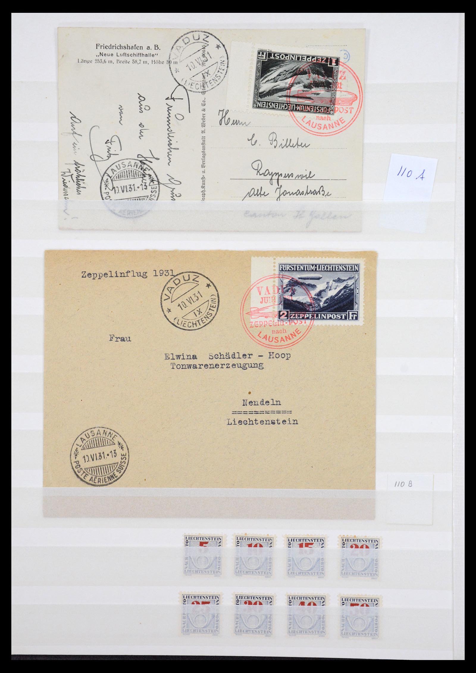 36664 002 - Postzegelverzameling 36664 Liechtenstein 1912-1951.