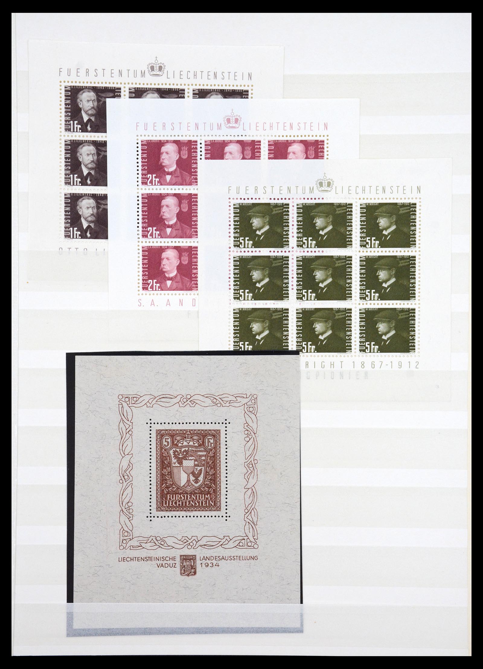 36664 005 - Stamp collection 36664 Liechtenstein 1912-1951.
