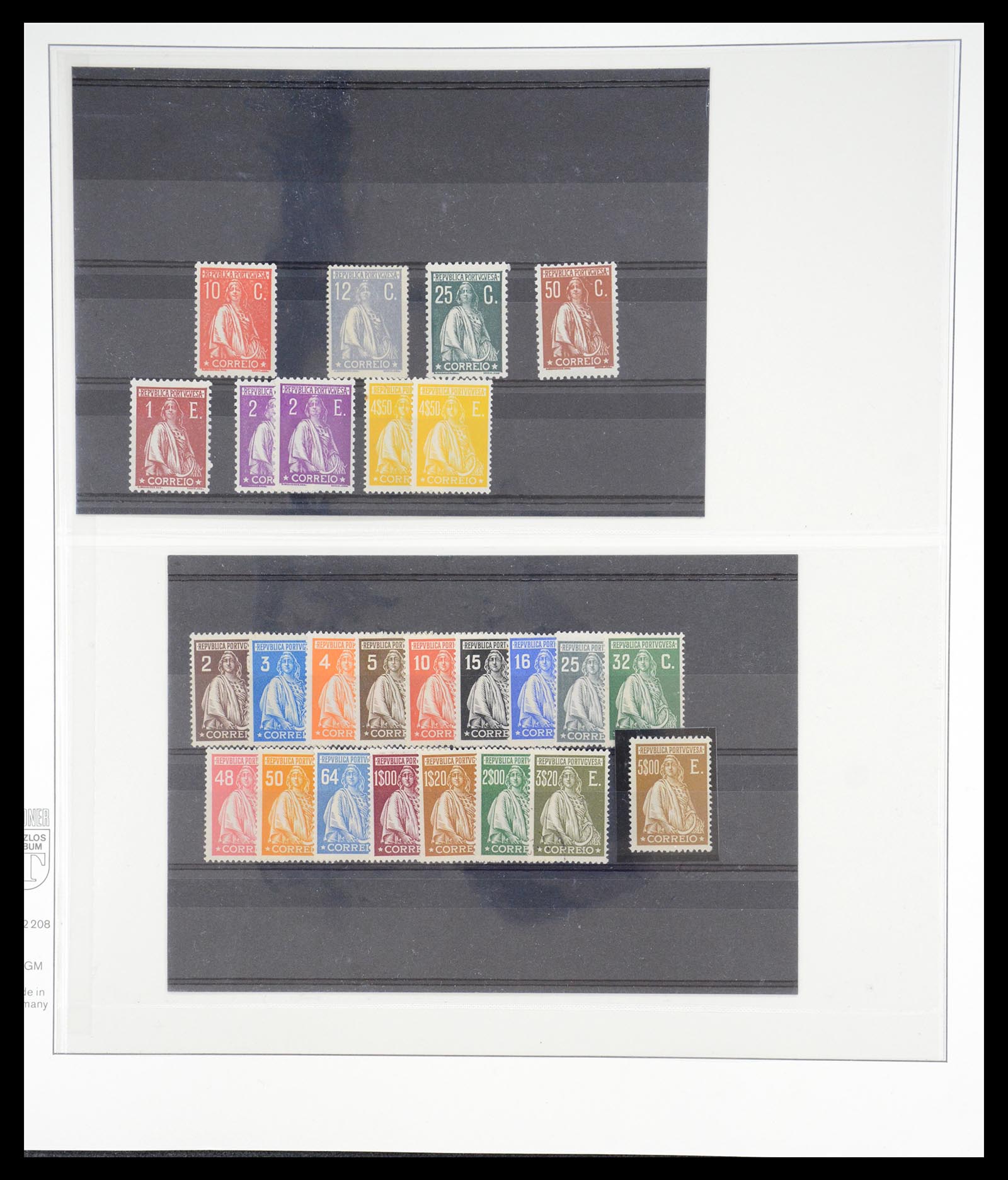 36666 004 - Postzegelverzameling 36666 Portugal 1917-1958.