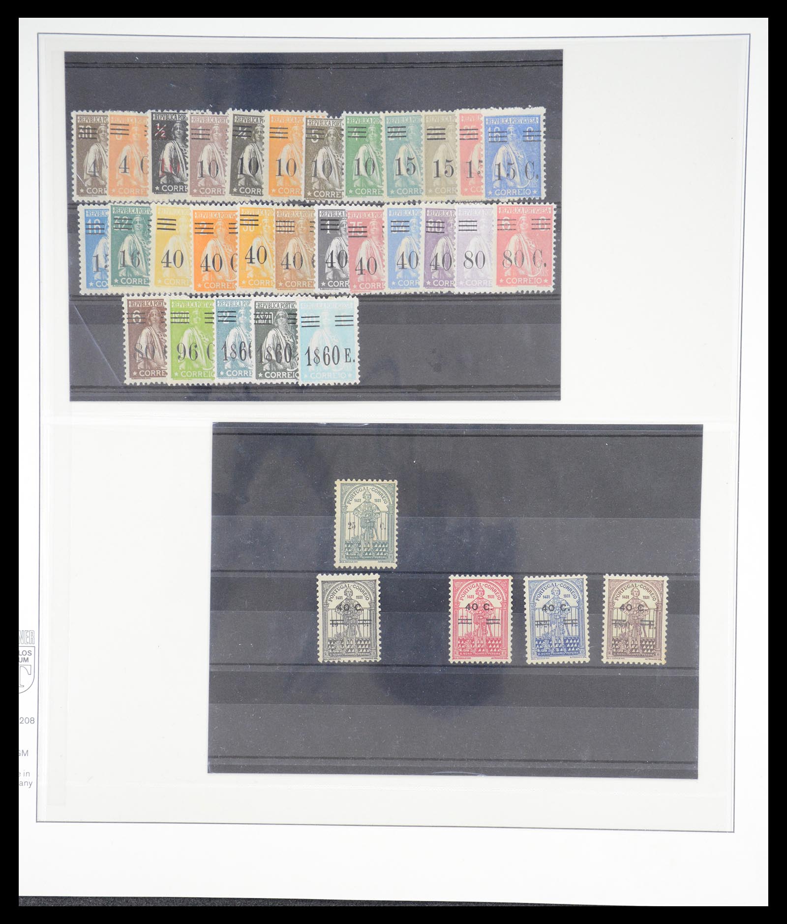 36666 005 - Postzegelverzameling 36666 Portugal 1917-1958.