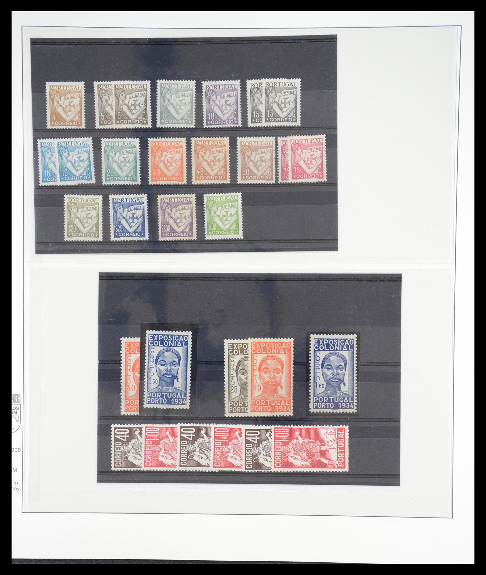 36666 006 - Postzegelverzameling 36666 Portugal 1917-1958.