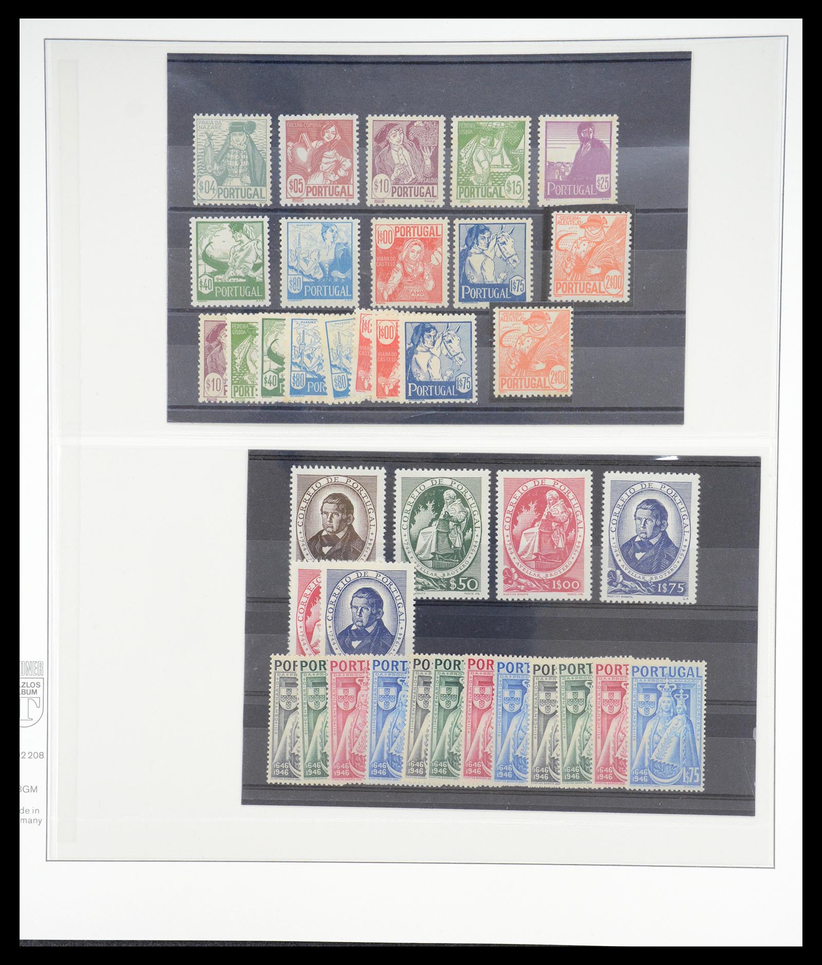 36666 009 - Postzegelverzameling 36666 Portugal 1917-1958.