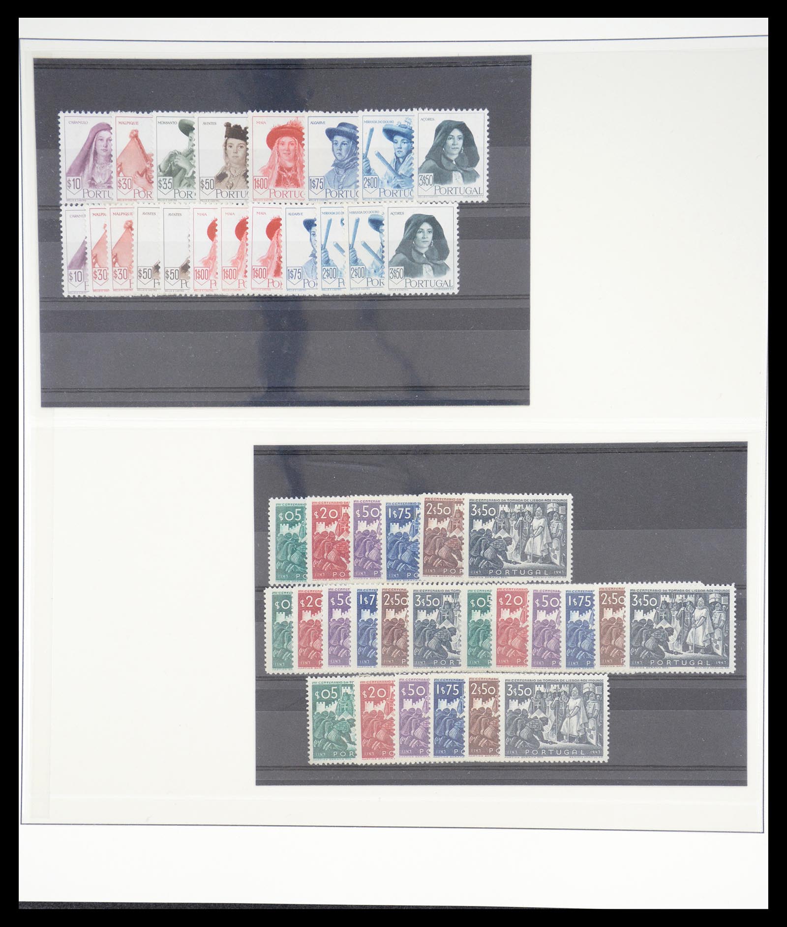 36666 013 - Postzegelverzameling 36666 Portugal 1917-1958.