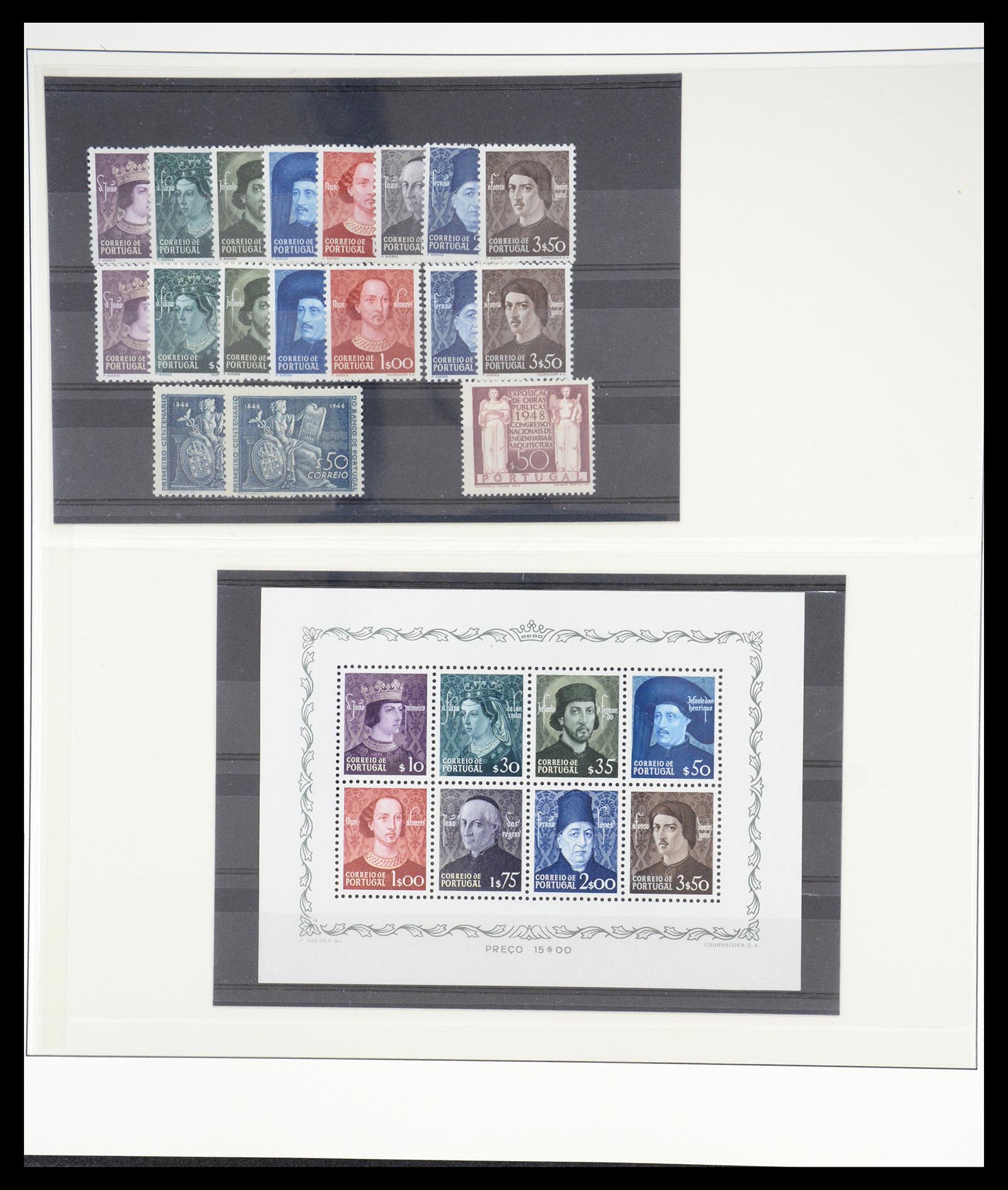 36666 014 - Postzegelverzameling 36666 Portugal 1917-1958.