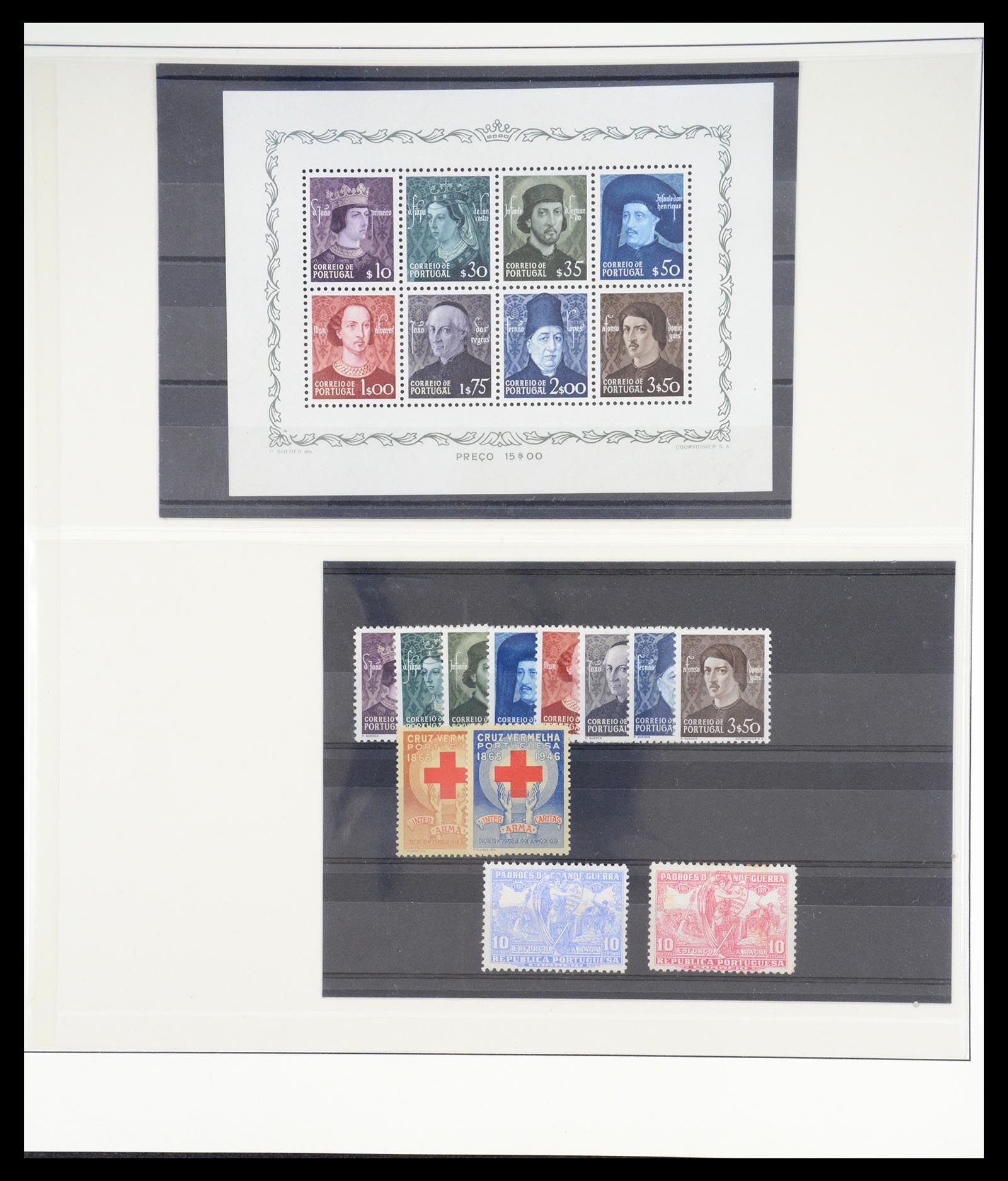 36666 015 - Postzegelverzameling 36666 Portugal 1917-1958.