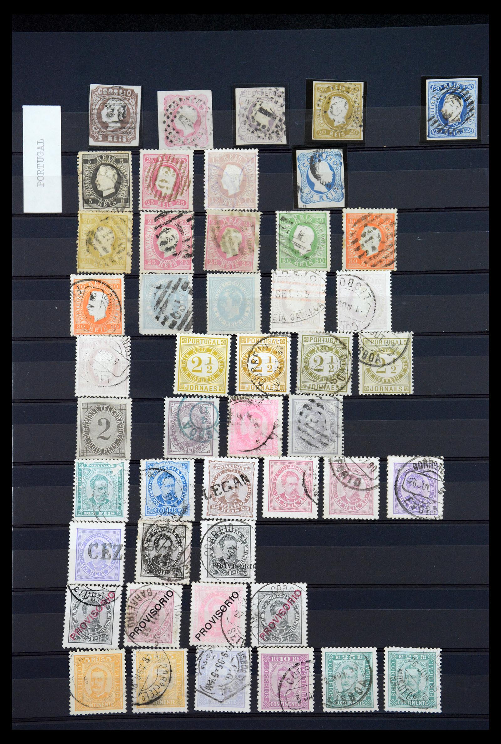 36667 007 - Postzegelverzameling 36667 Spanje en Portugal 1850-1955.