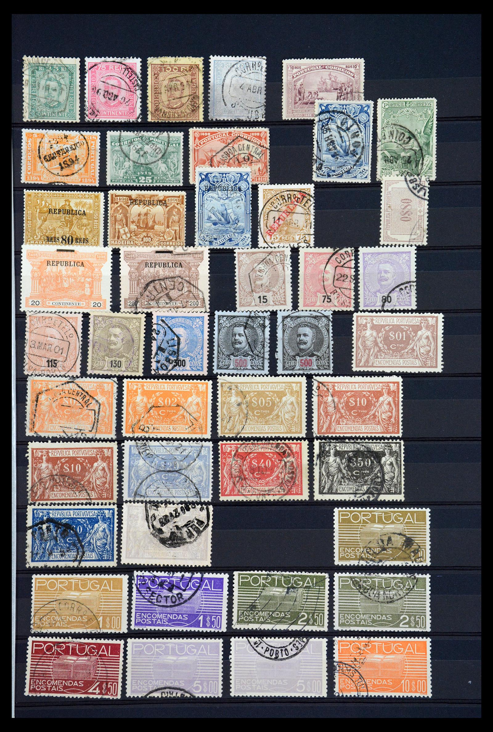 36667 008 - Postzegelverzameling 36667 Spanje en Portugal 1850-1955.