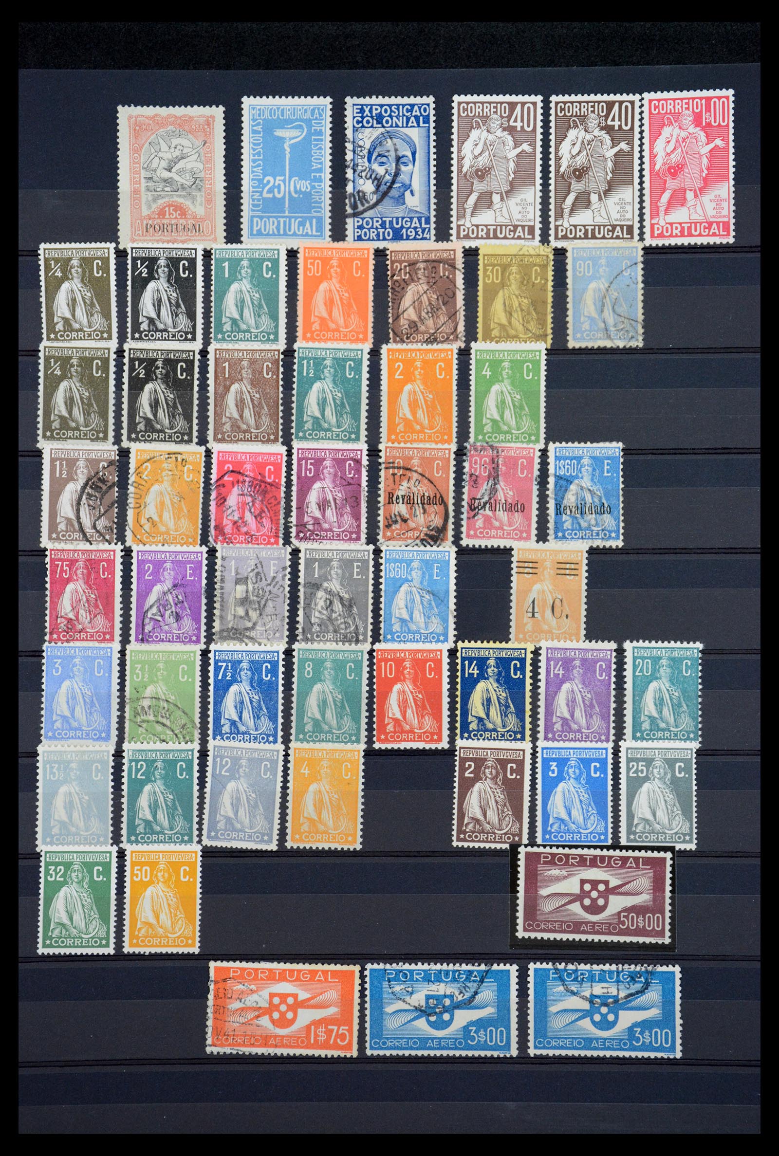 36667 009 - Postzegelverzameling 36667 Spanje en Portugal 1850-1955.