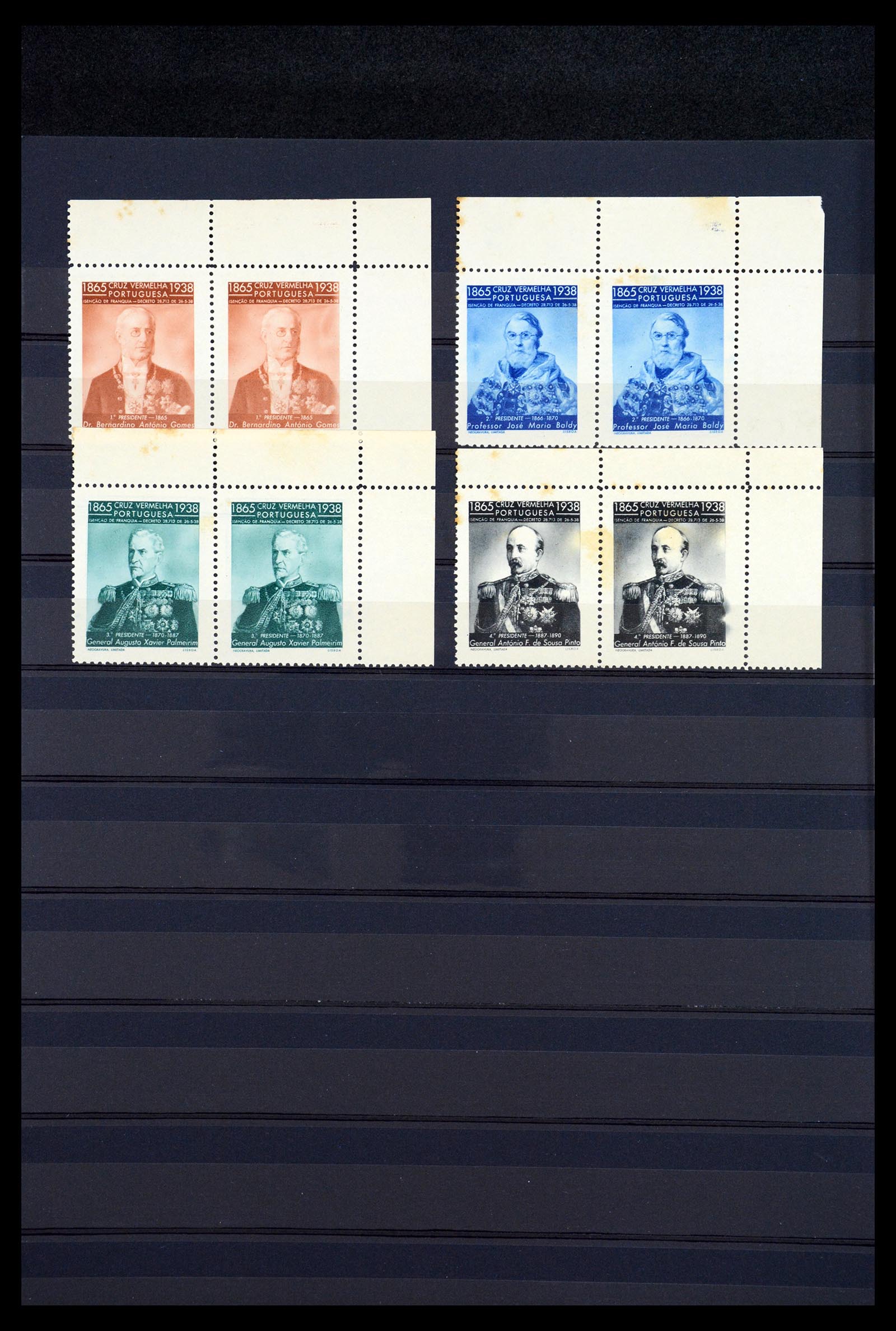 36667 013 - Postzegelverzameling 36667 Spanje en Portugal 1850-1955.