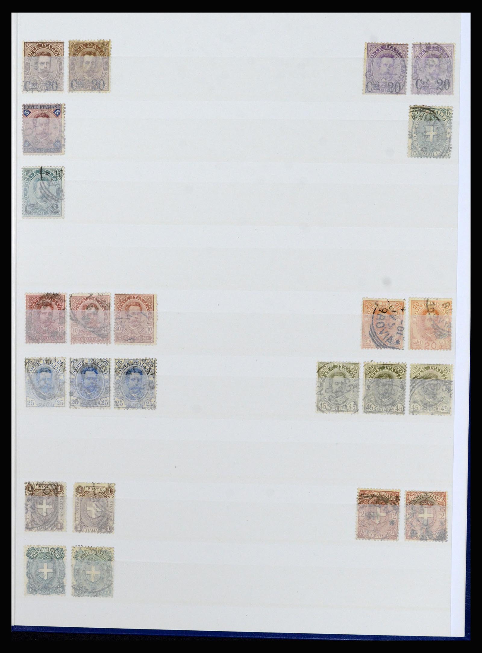 36670 007 - Postzegelverzameling 36670 Italië en gebieden 1851-1950.