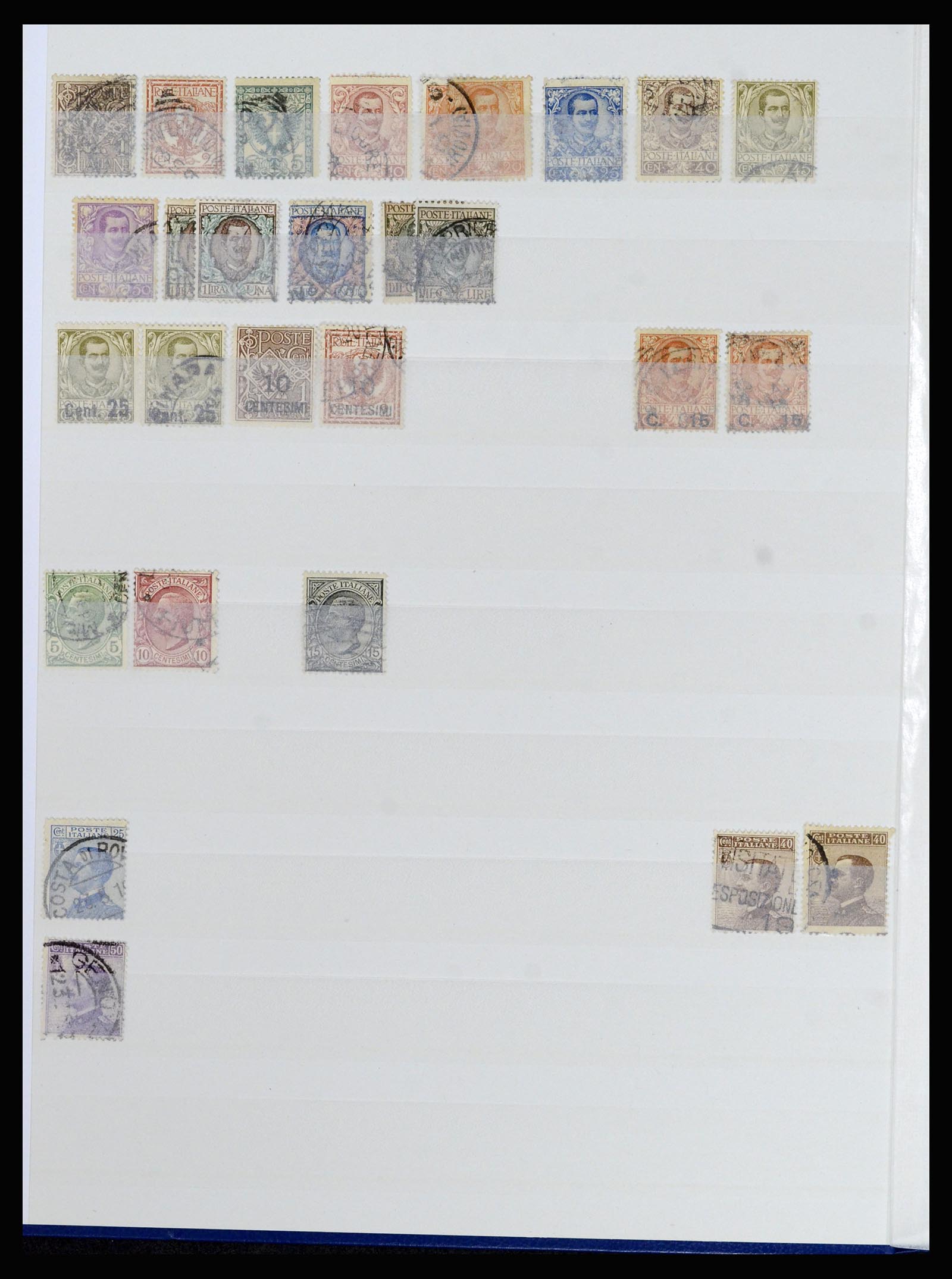 36670 008 - Postzegelverzameling 36670 Italië en gebieden 1851-1950.