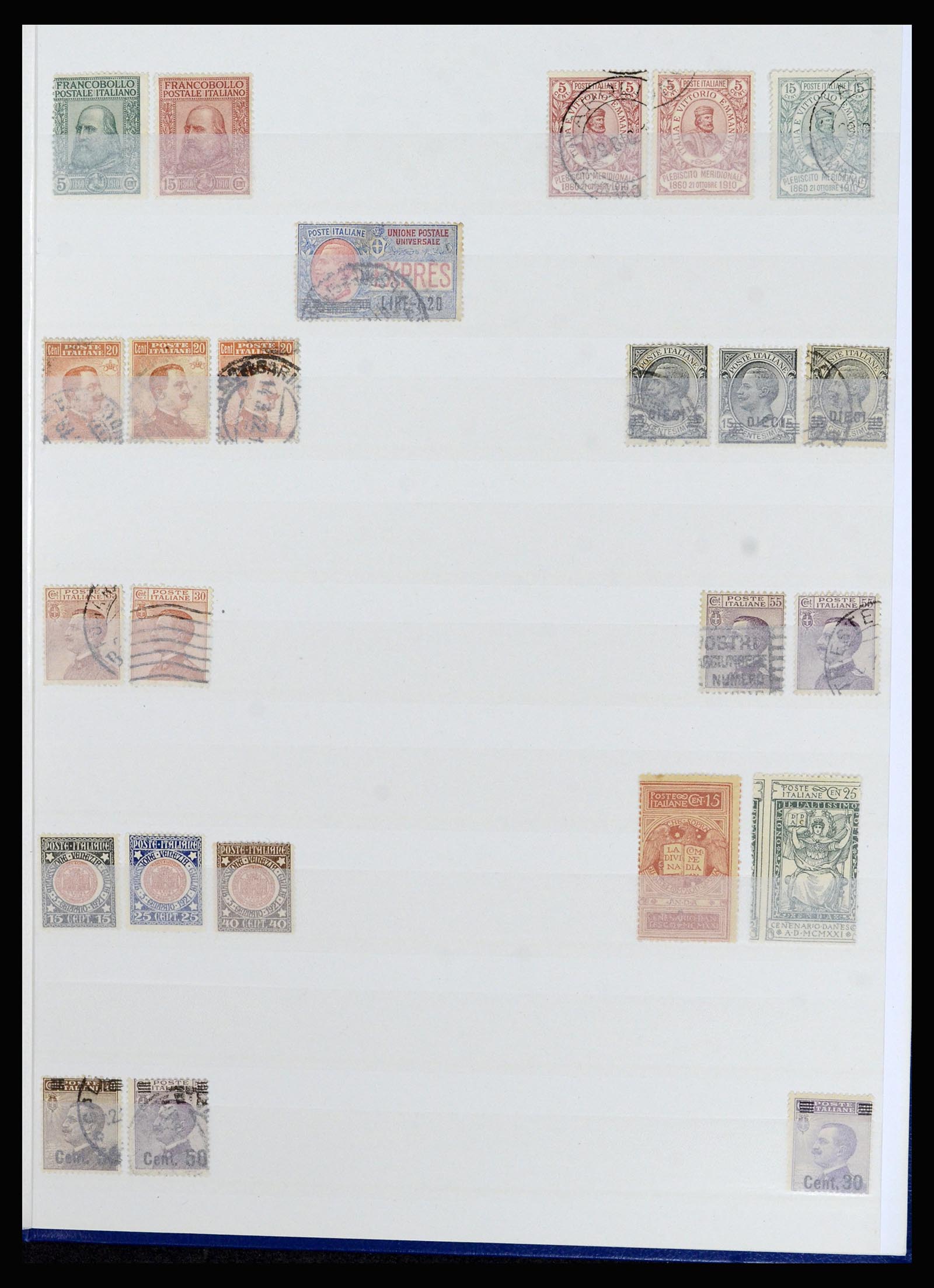 36670 009 - Postzegelverzameling 36670 Italië en gebieden 1851-1950.