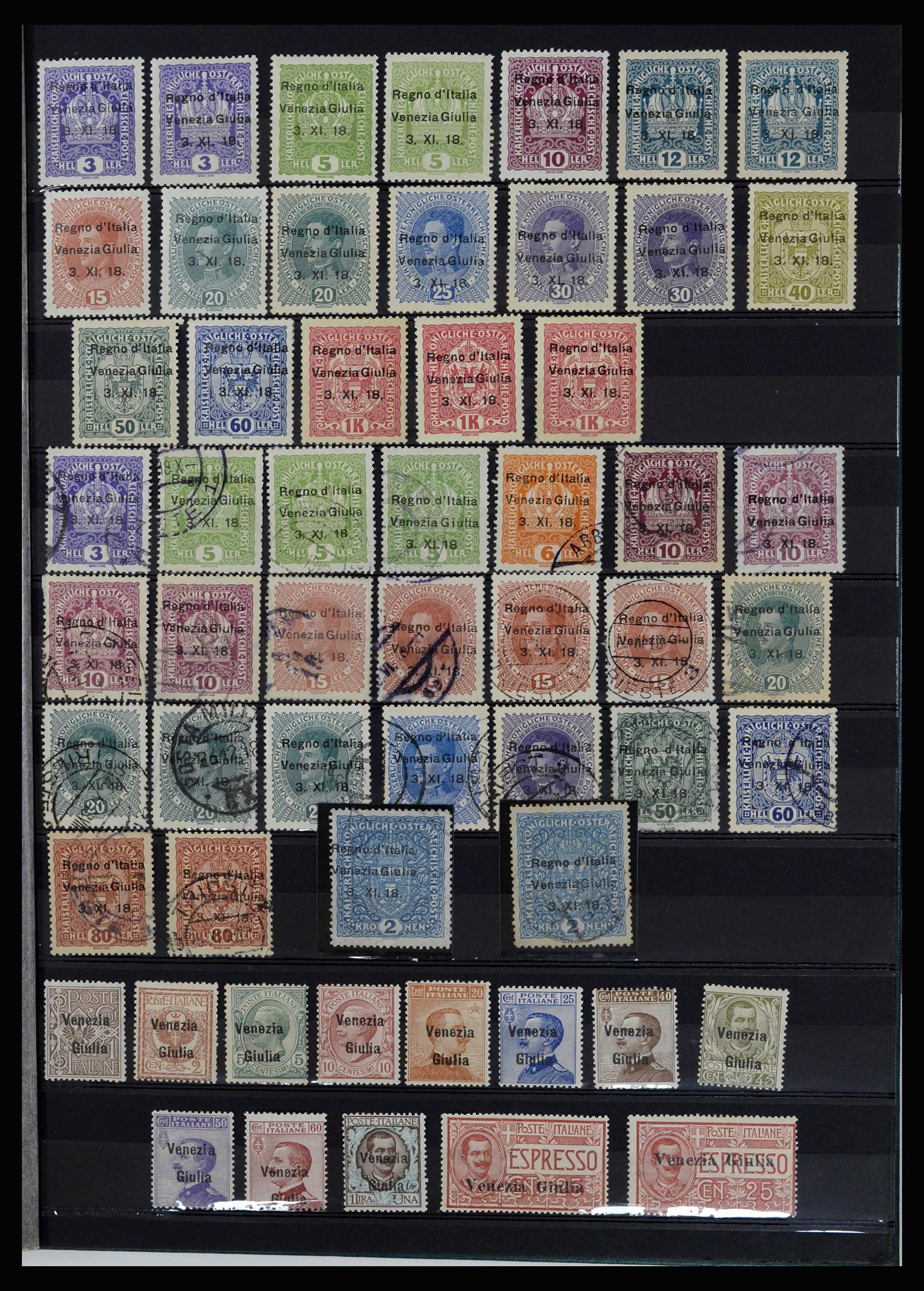 36670 017 - Postzegelverzameling 36670 Italië en gebieden 1851-1950.
