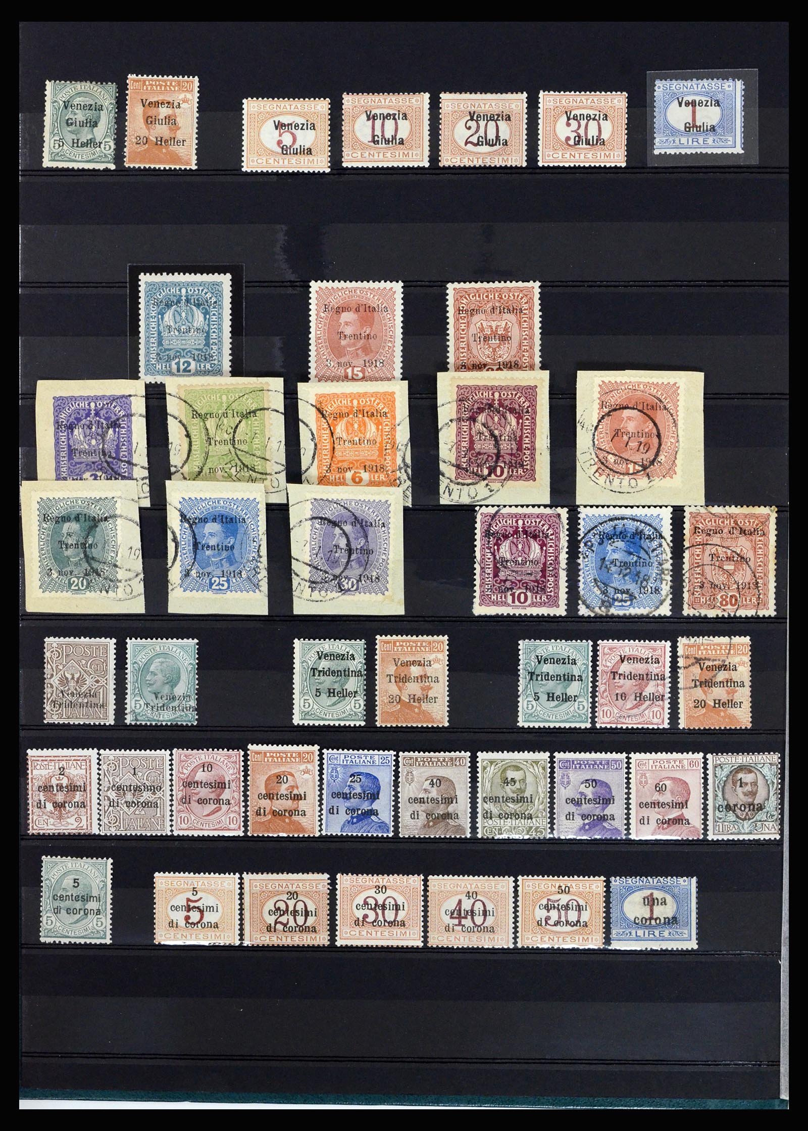 36670 018 - Postzegelverzameling 36670 Italië en gebieden 1851-1950.