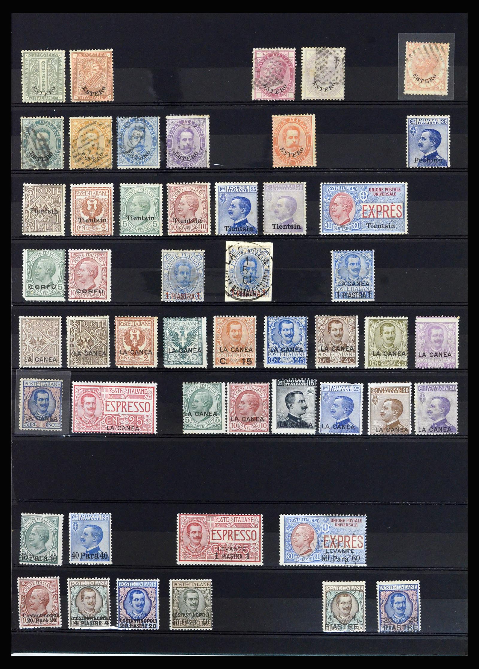 36670 019 - Postzegelverzameling 36670 Italië en gebieden 1851-1950.