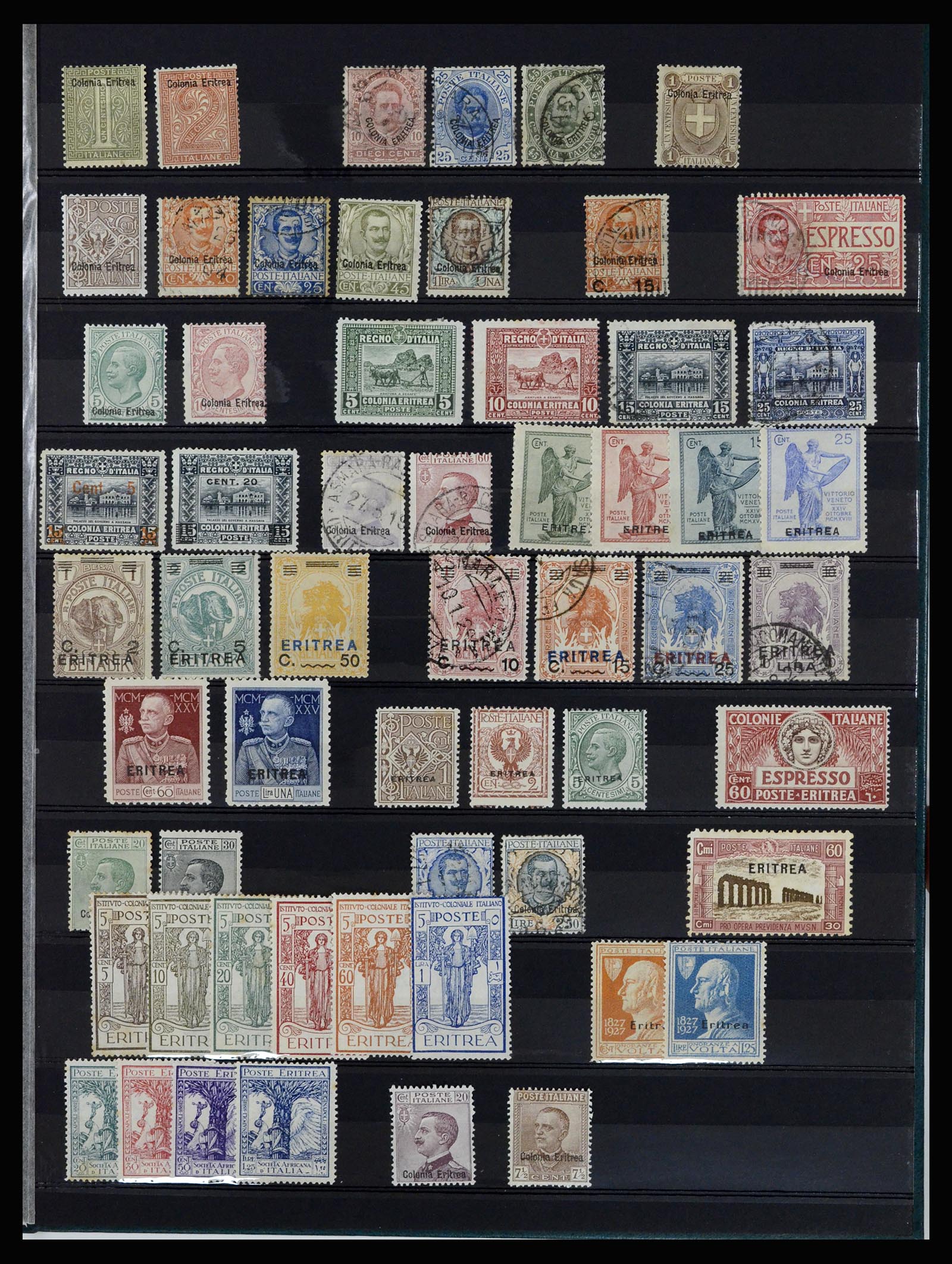 36670 023 - Postzegelverzameling 36670 Italië en gebieden 1851-1950.