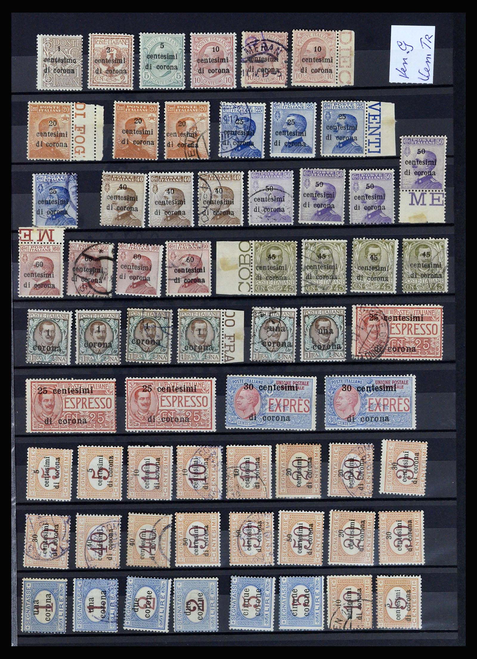 36670 030 - Postzegelverzameling 36670 Italië en gebieden 1851-1950.