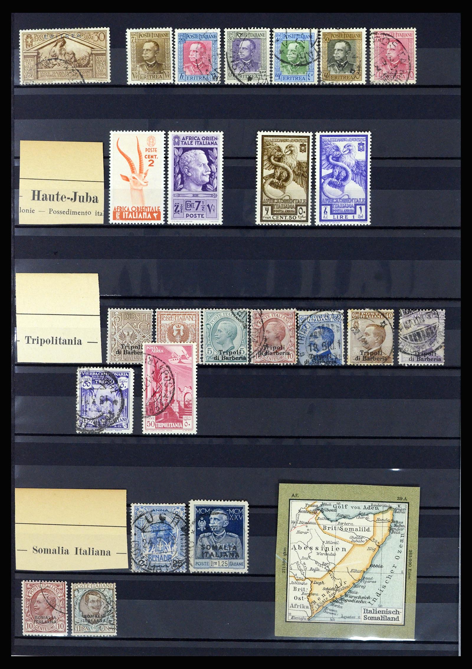36670 037 - Stamp collection 36670 Italy and territories 1851-1950.