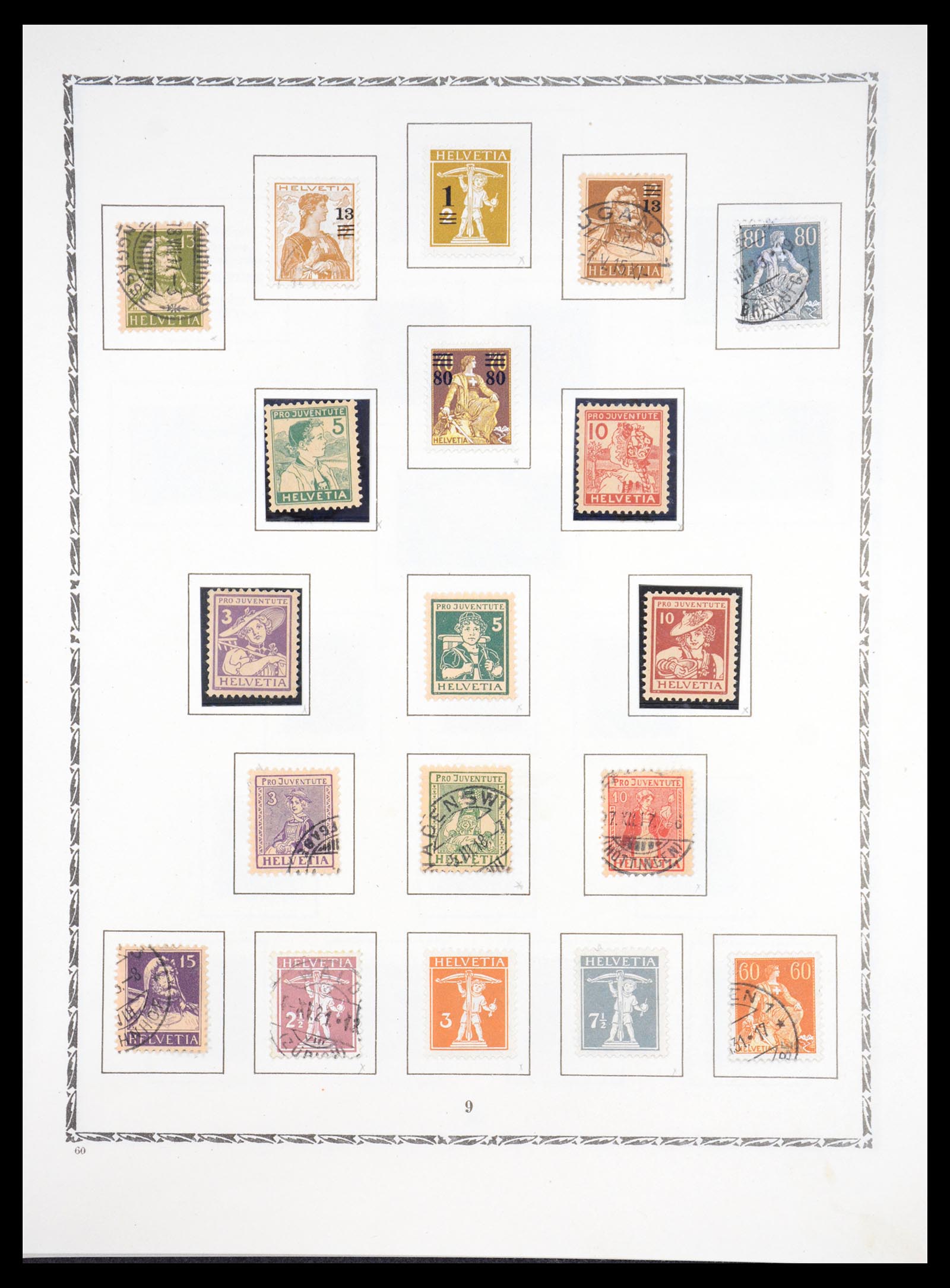 36672 007 - Postzegelverzameling 36672 Zwitserland 1854-1965.