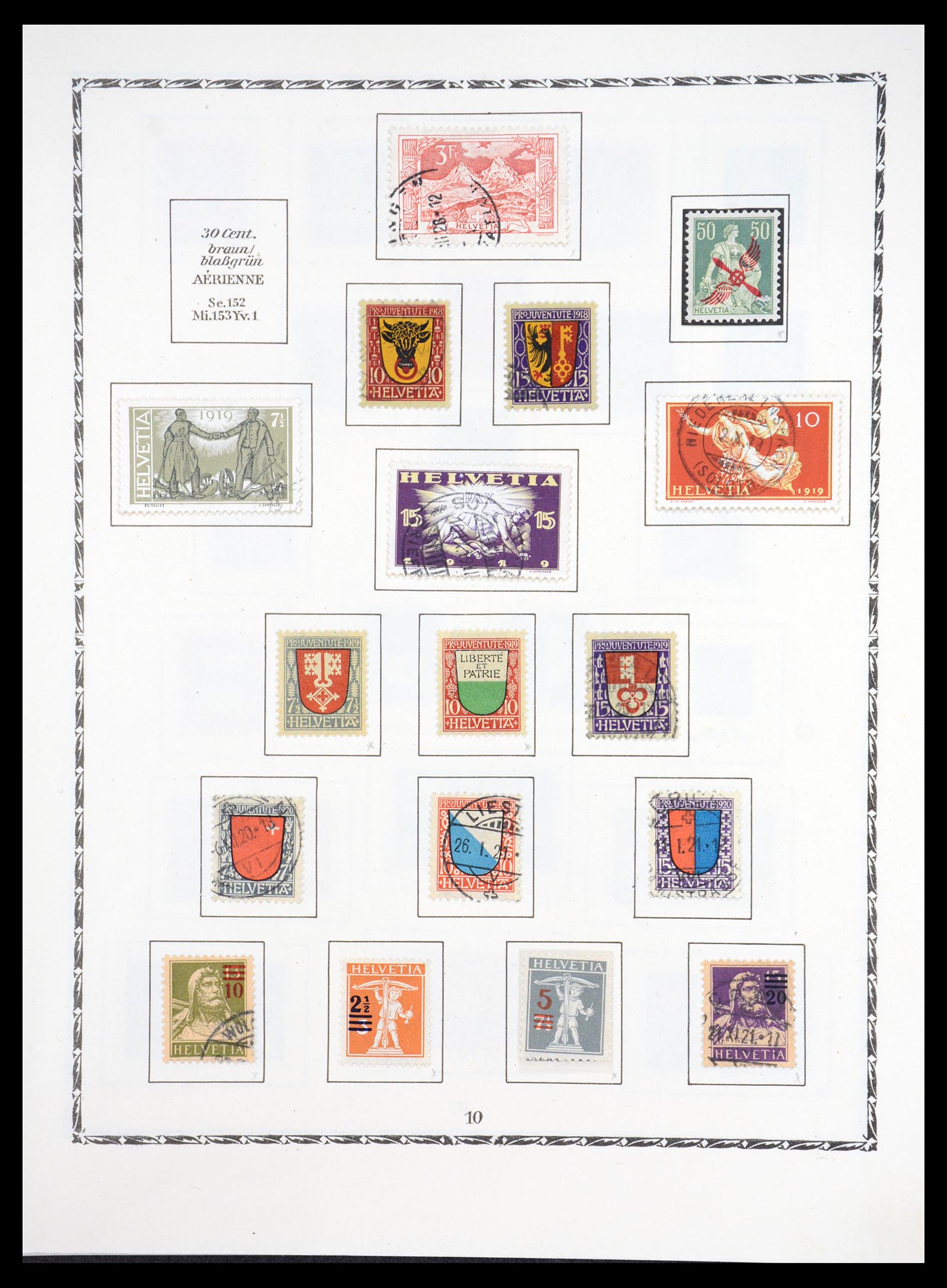 36672 008 - Postzegelverzameling 36672 Zwitserland 1854-1965.