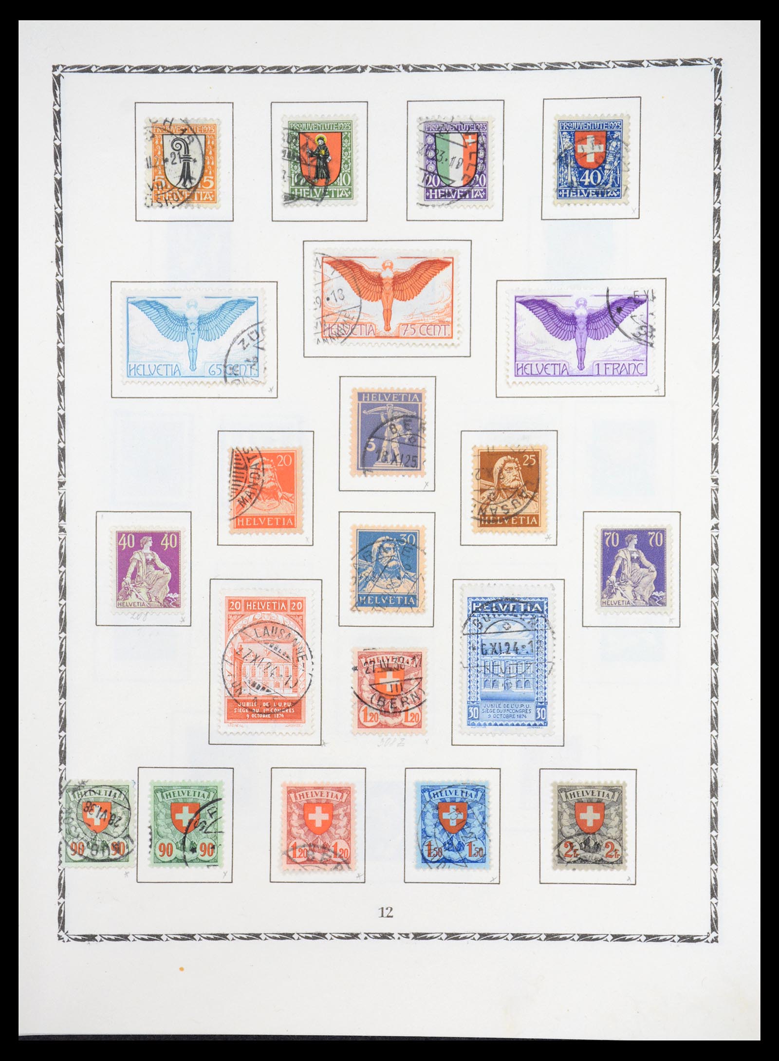 36672 010 - Postzegelverzameling 36672 Zwitserland 1854-1965.