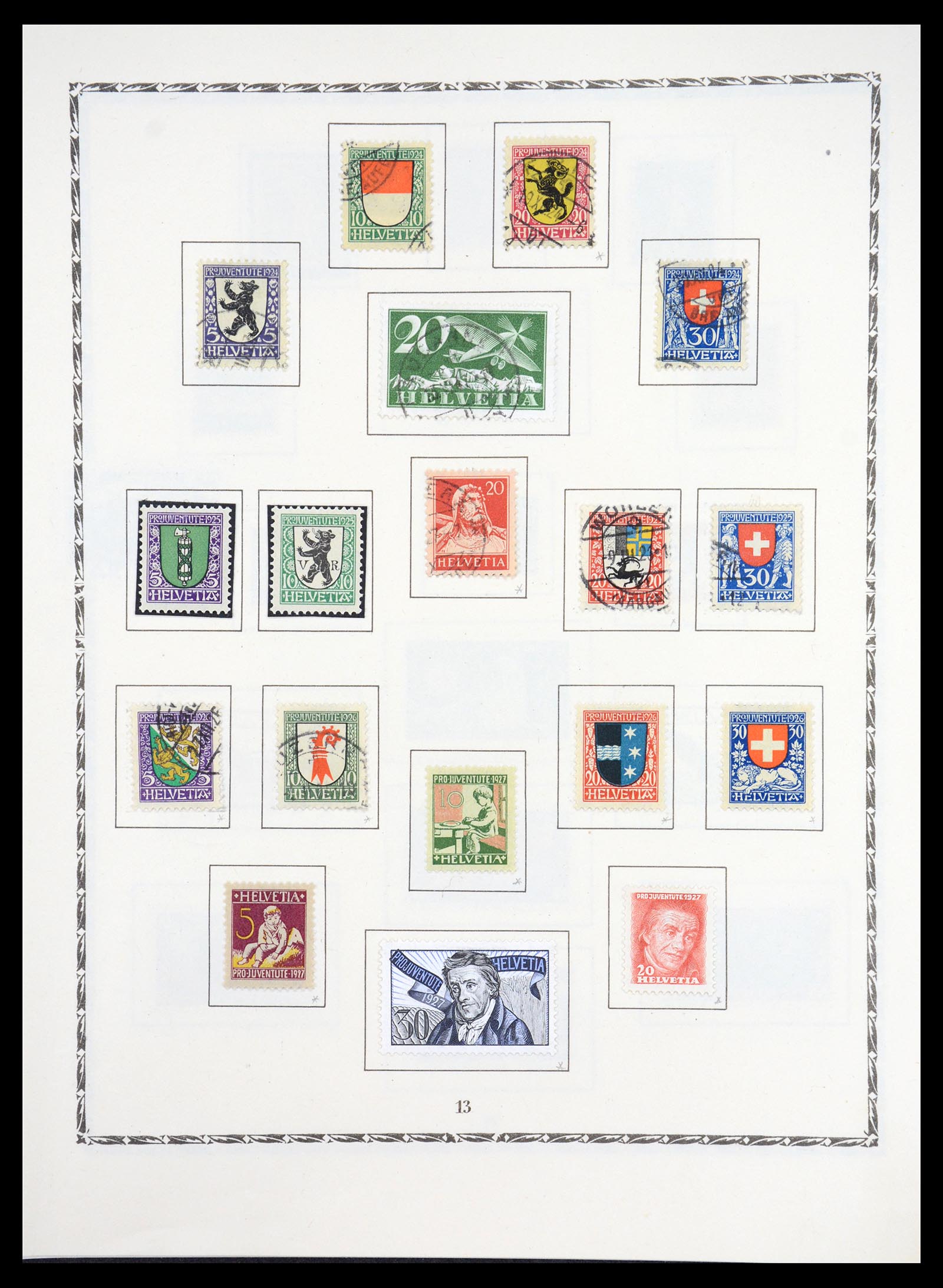 36672 011 - Postzegelverzameling 36672 Zwitserland 1854-1965.