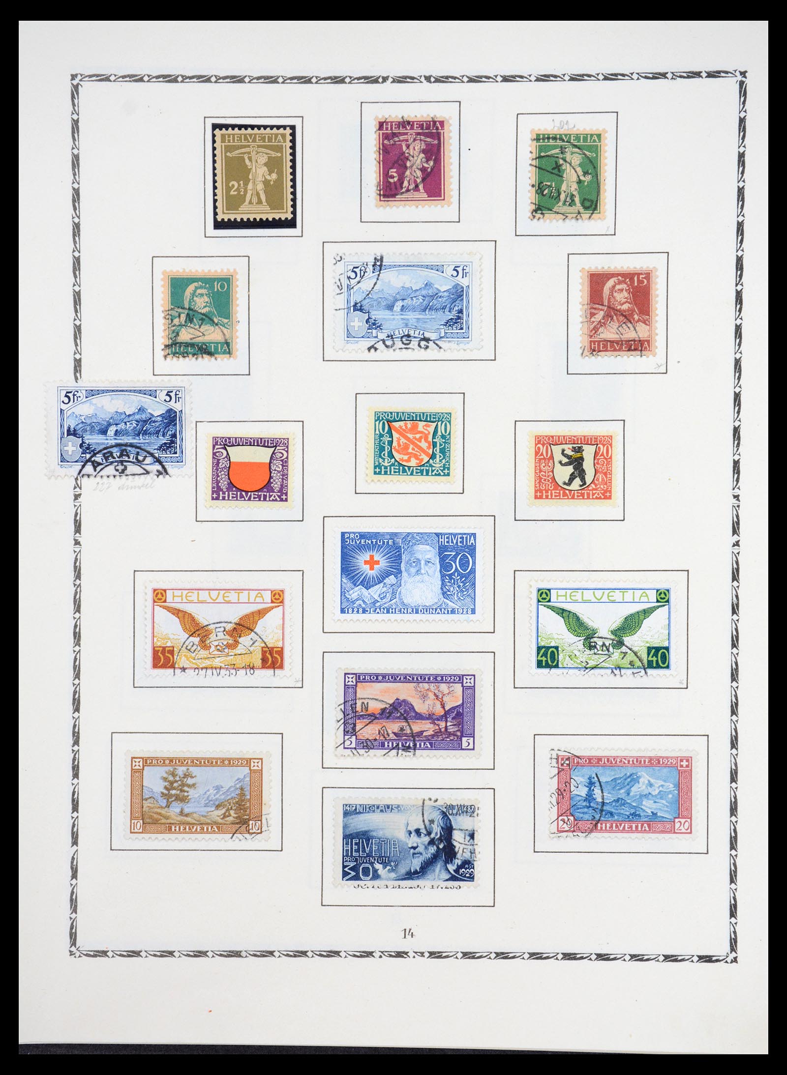 36672 012 - Stamp collection 36672 Switzerland 1854-1965.