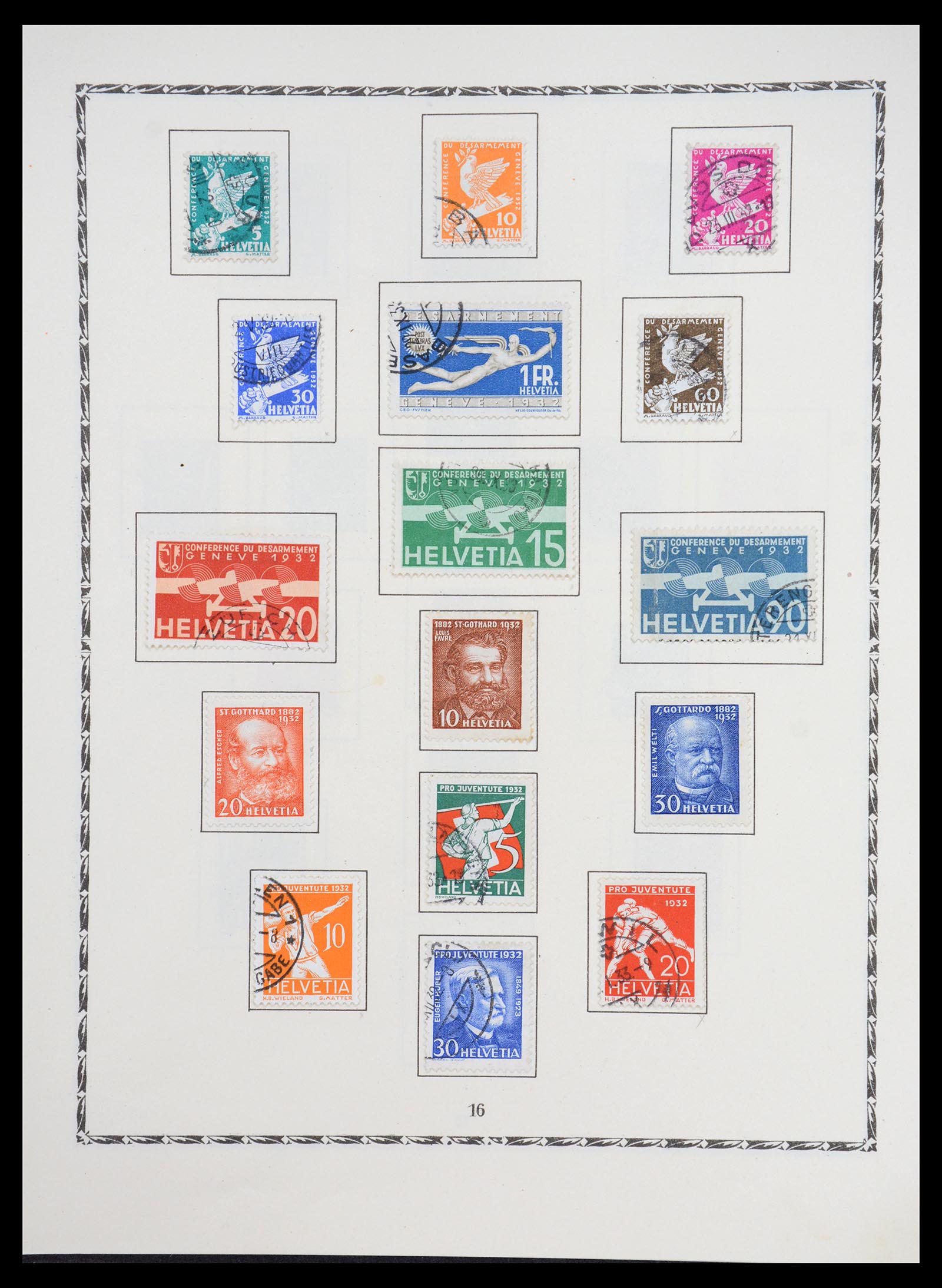 36672 014 - Postzegelverzameling 36672 Zwitserland 1854-1965.