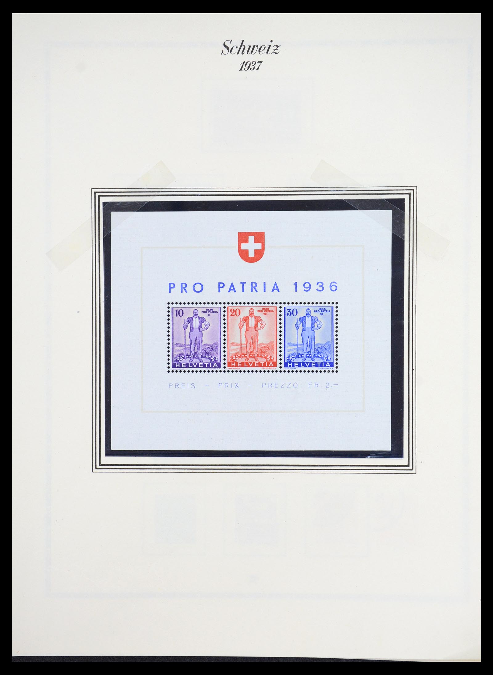 36672 017 - Postzegelverzameling 36672 Zwitserland 1854-1965.