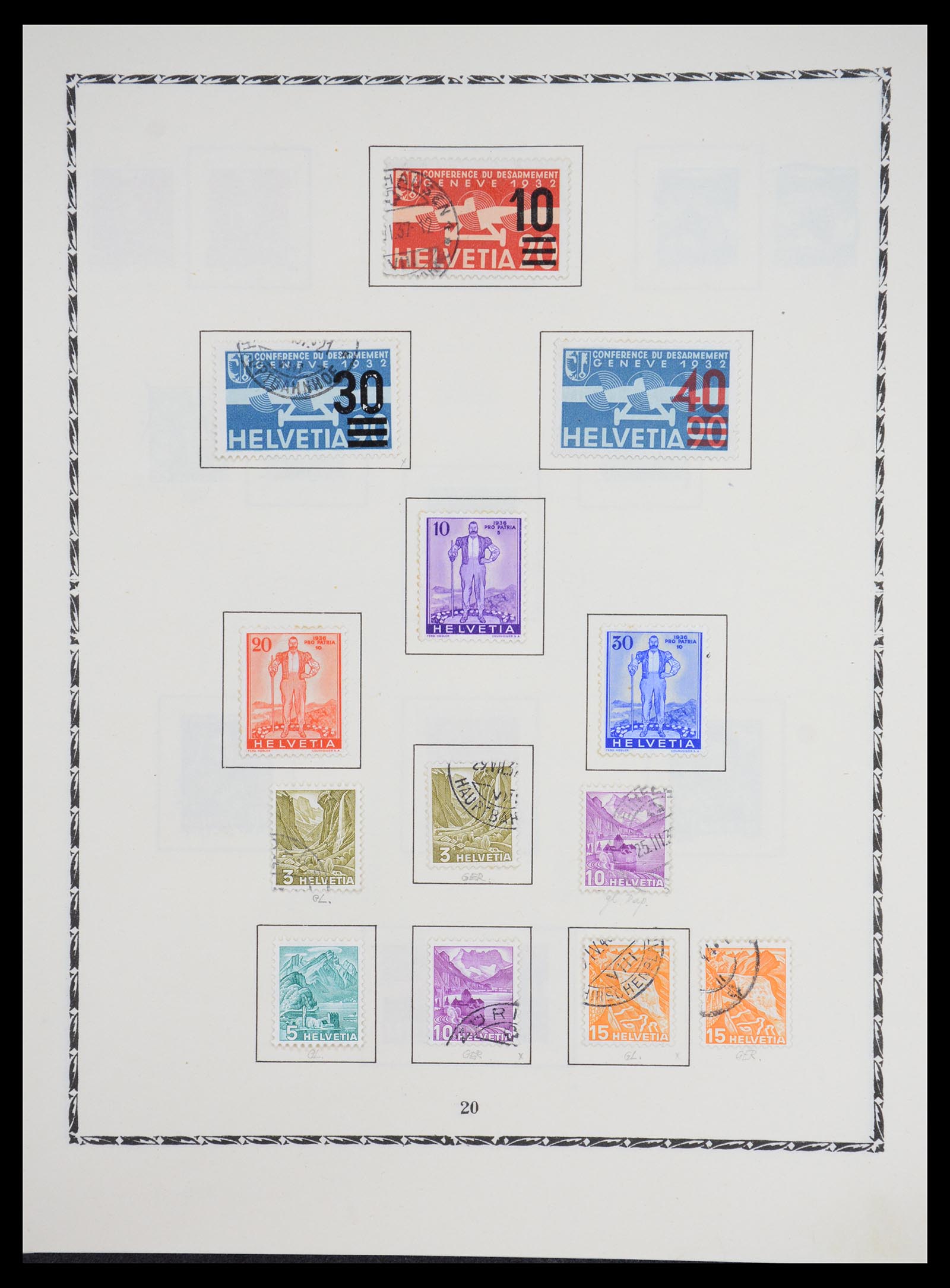 36672 018 - Postzegelverzameling 36672 Zwitserland 1854-1965.