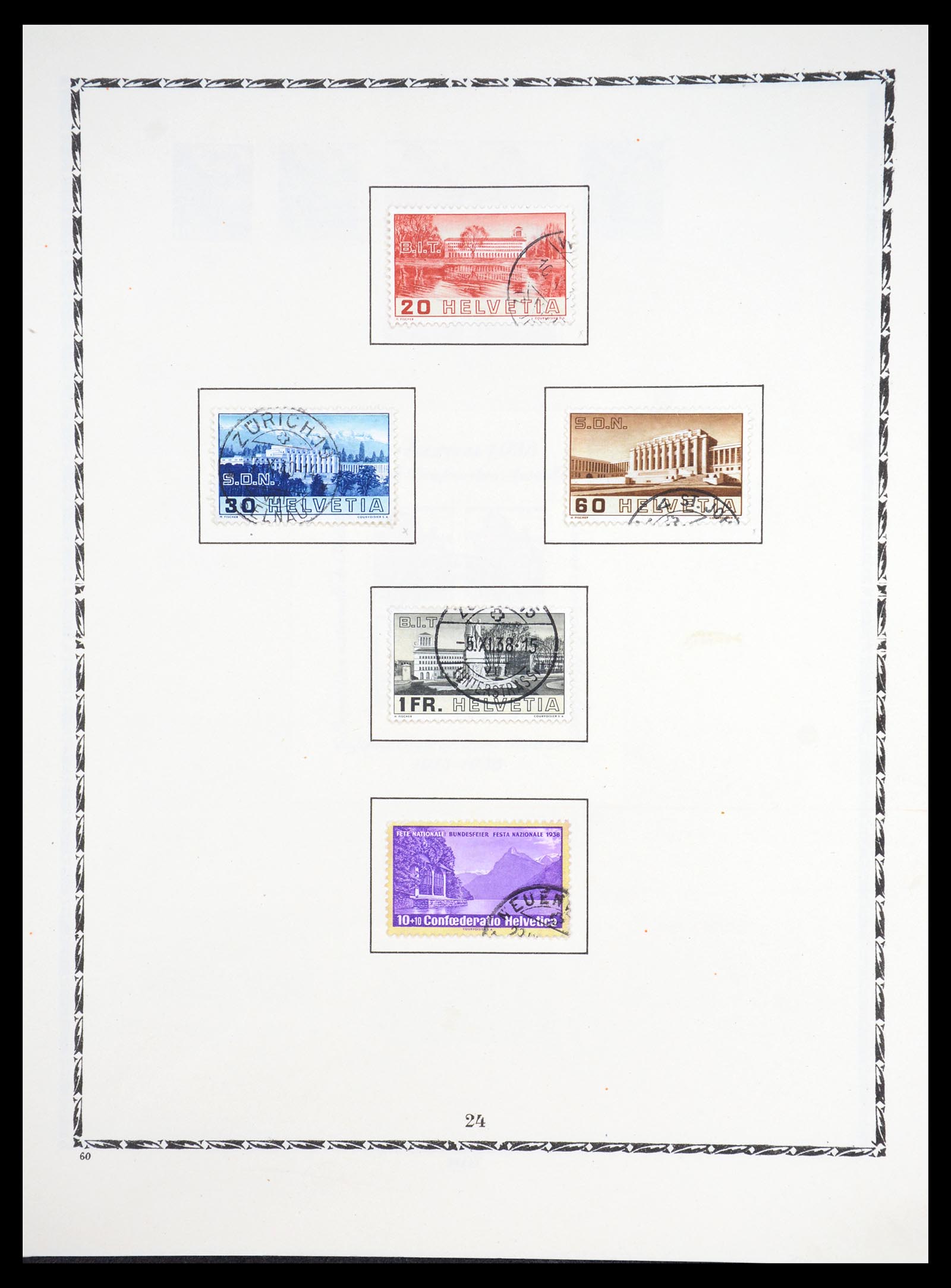 36672 022 - Stamp collection 36672 Switzerland 1854-1965.