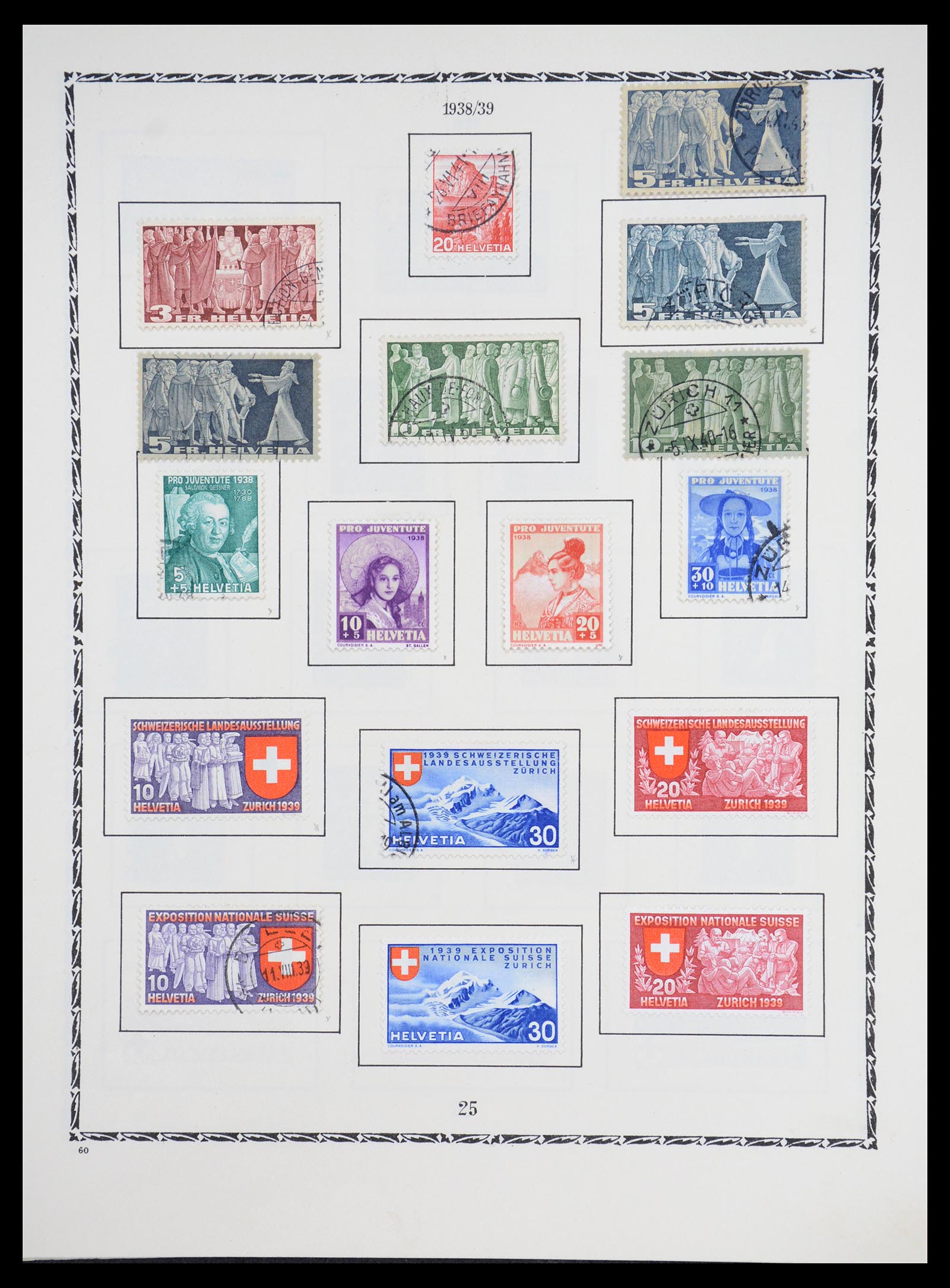 36672 024 - Stamp collection 36672 Switzerland 1854-1965.
