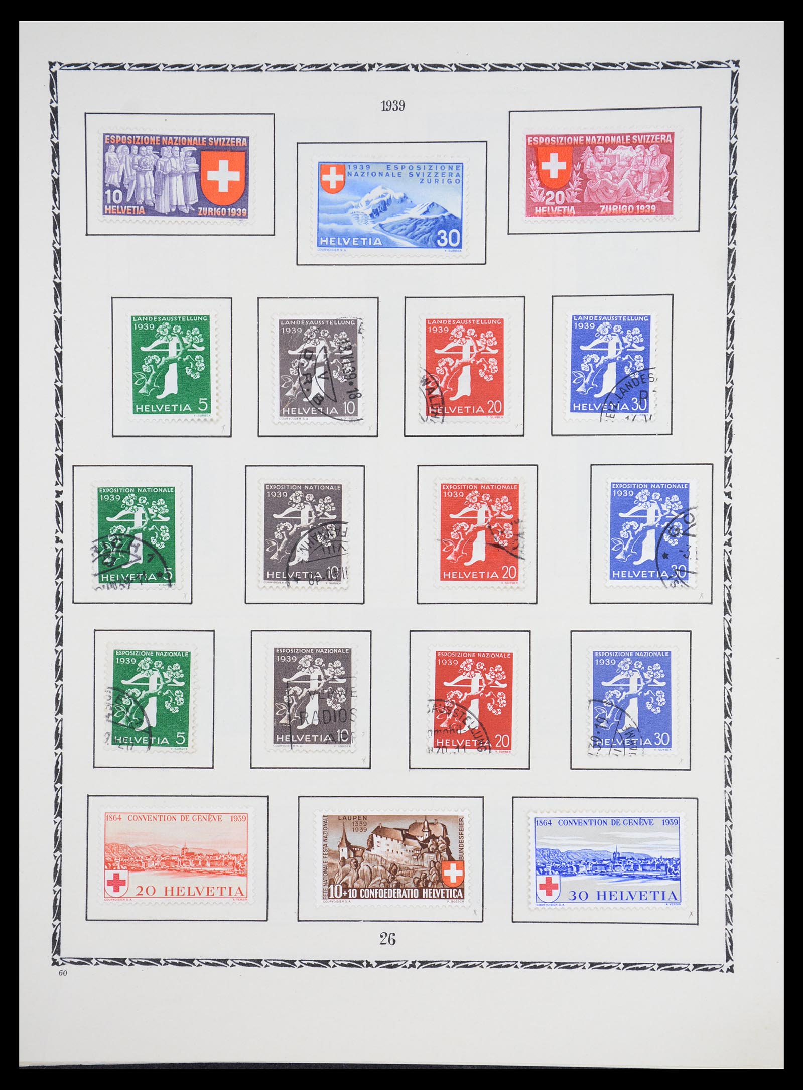 36672 025 - Stamp collection 36672 Switzerland 1854-1965.