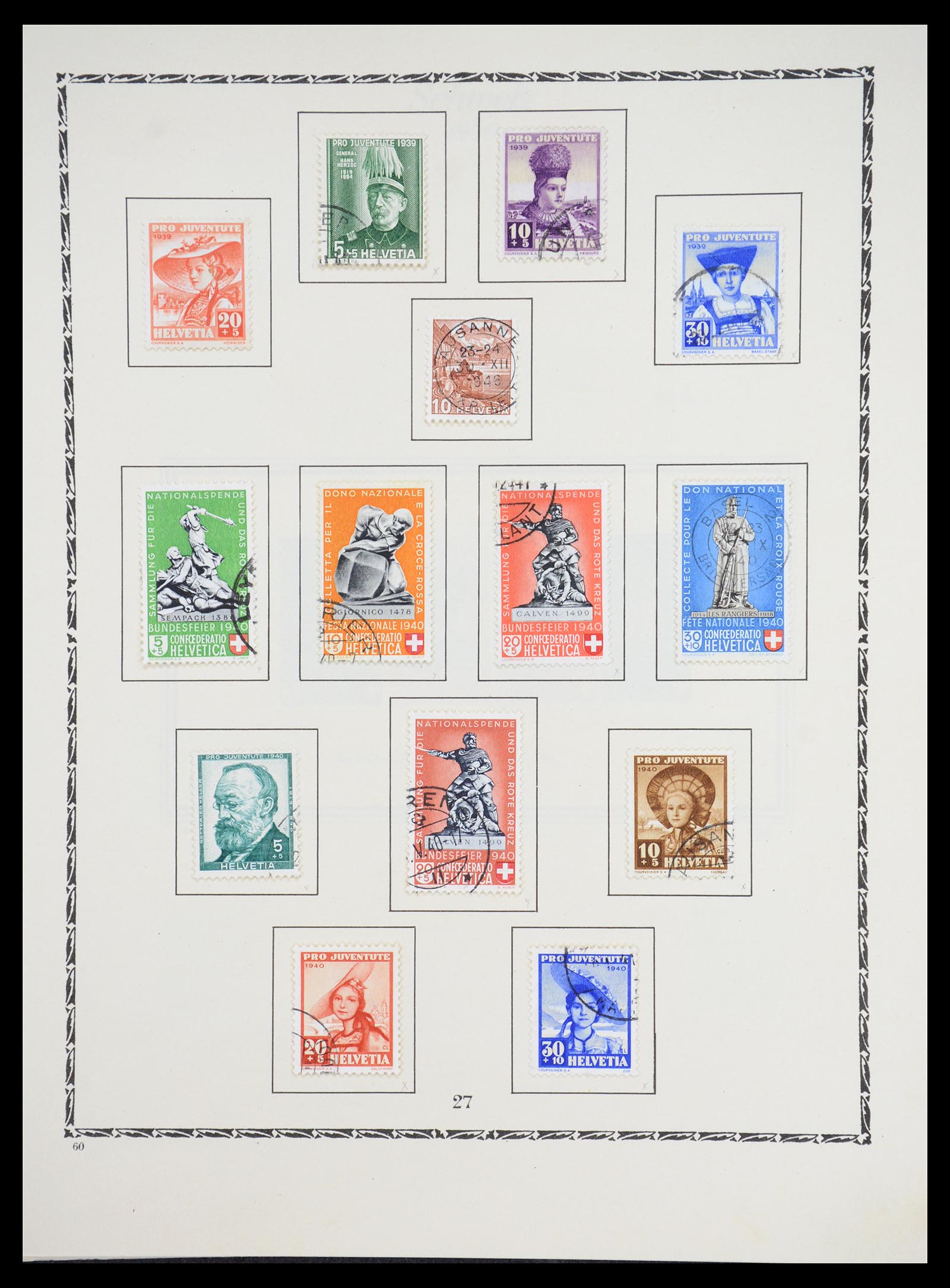 36672 026 - Stamp collection 36672 Switzerland 1854-1965.