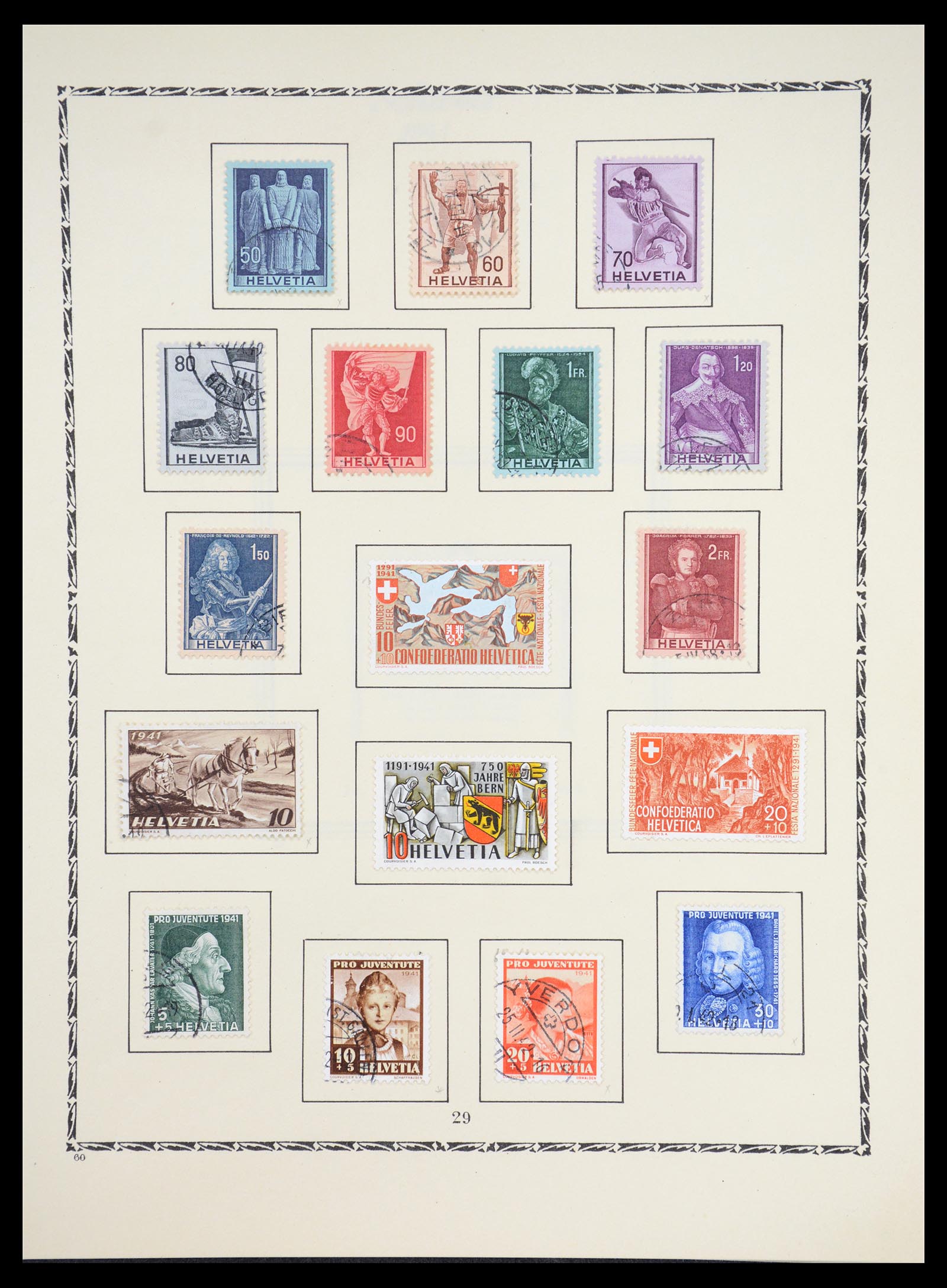 36672 028 - Stamp collection 36672 Switzerland 1854-1965.