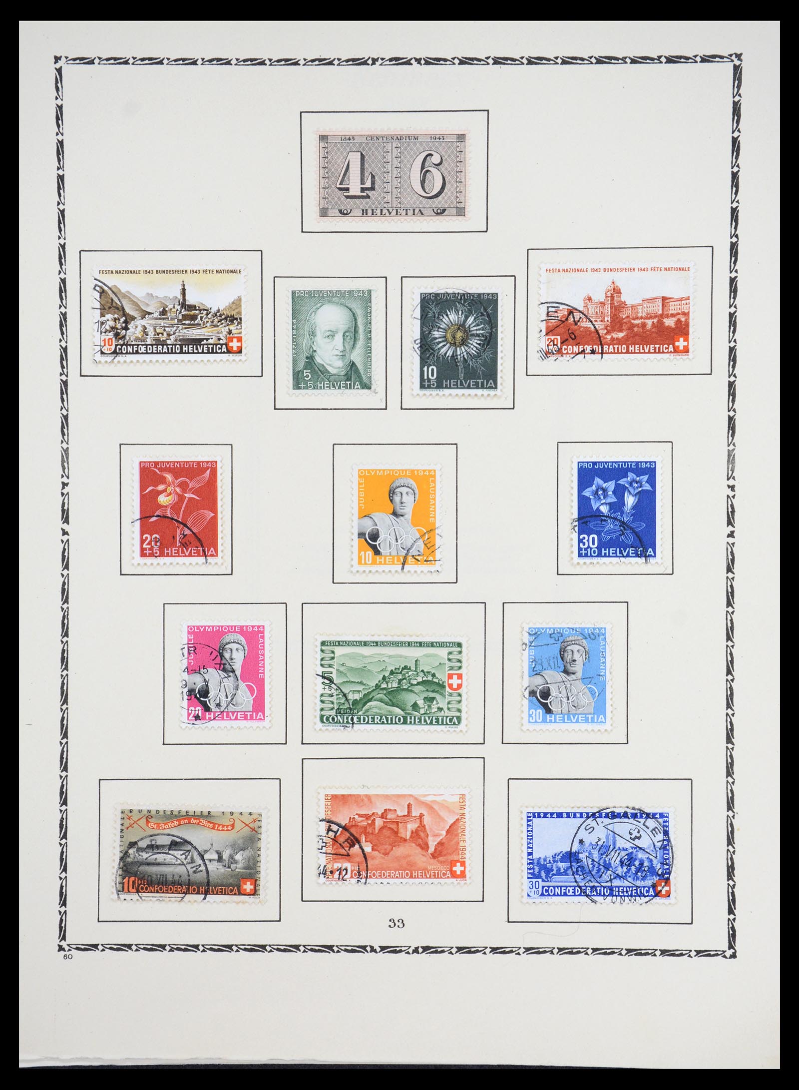 36672 030 - Stamp collection 36672 Switzerland 1854-1965.