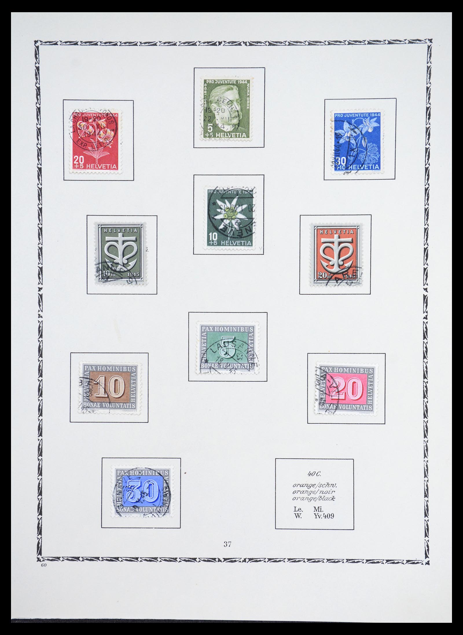 36672 031 - Stamp collection 36672 Switzerland 1854-1965.