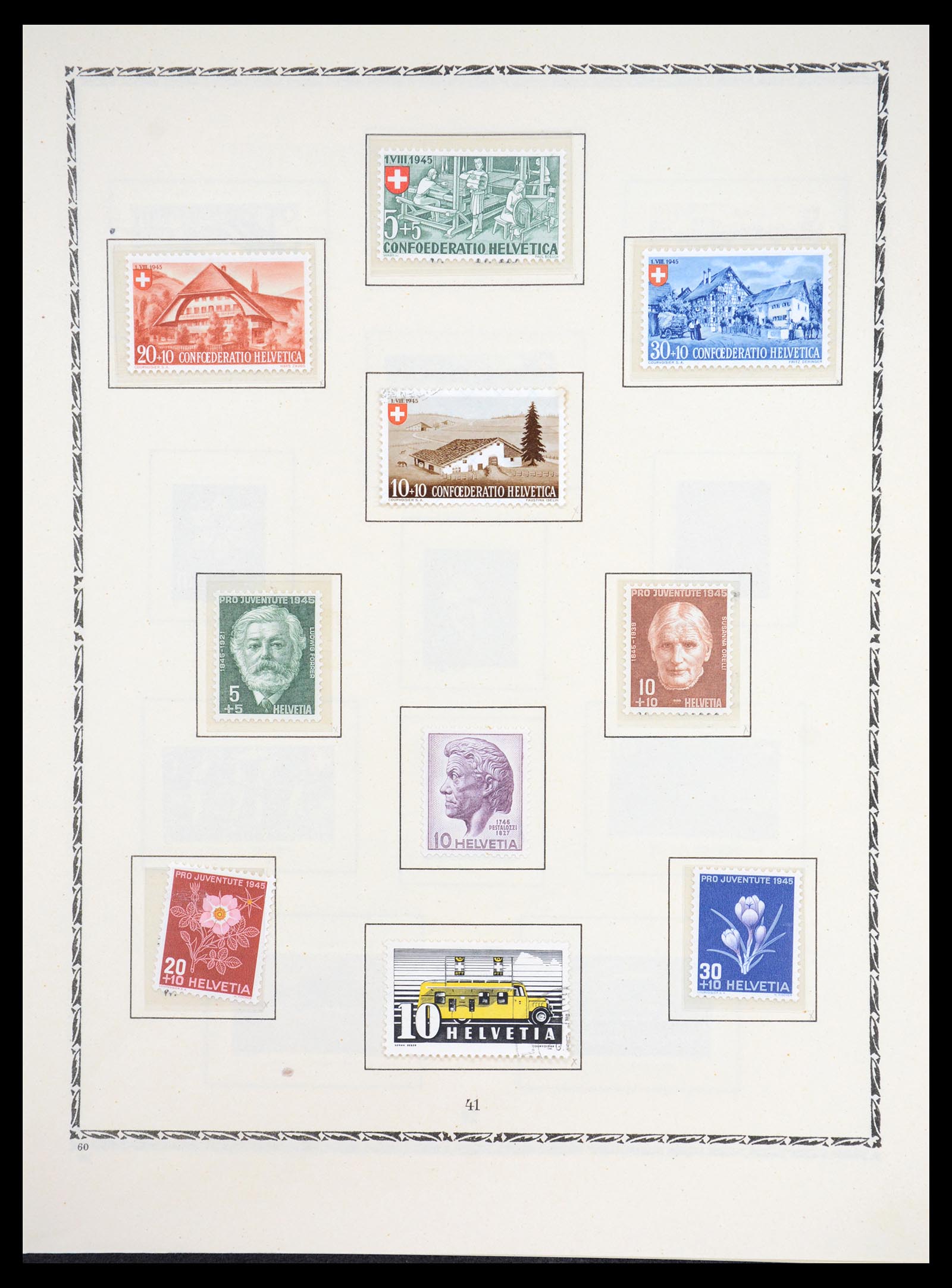 36672 034 - Stamp collection 36672 Switzerland 1854-1965.