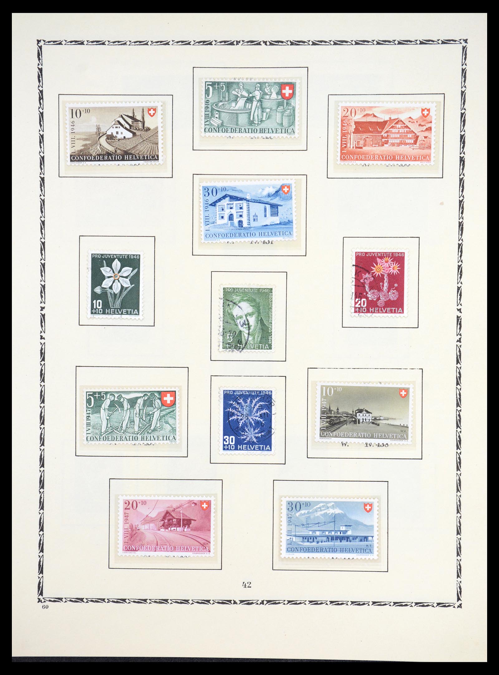 36672 035 - Stamp collection 36672 Switzerland 1854-1965.