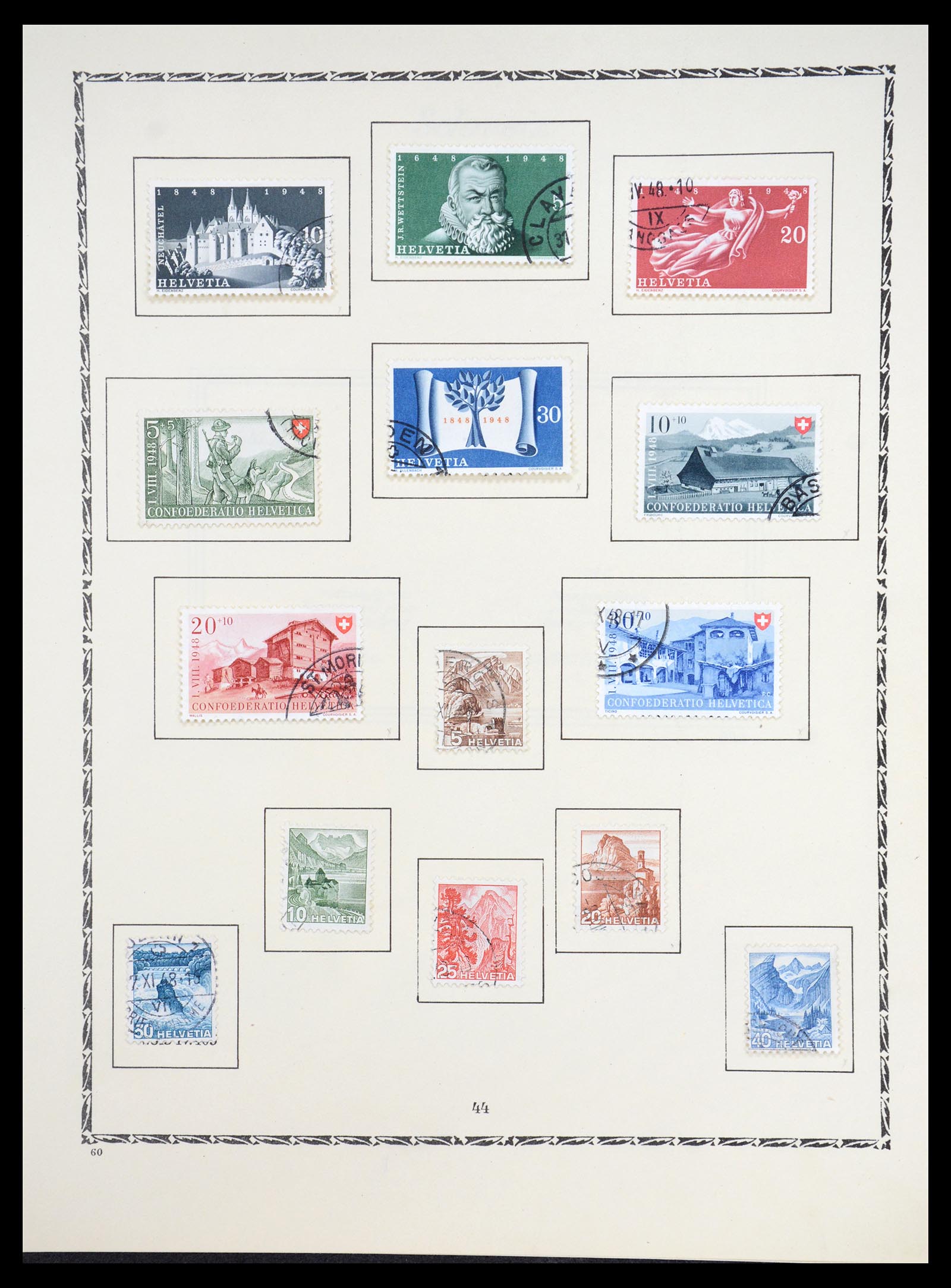 36672 037 - Stamp collection 36672 Switzerland 1854-1965.