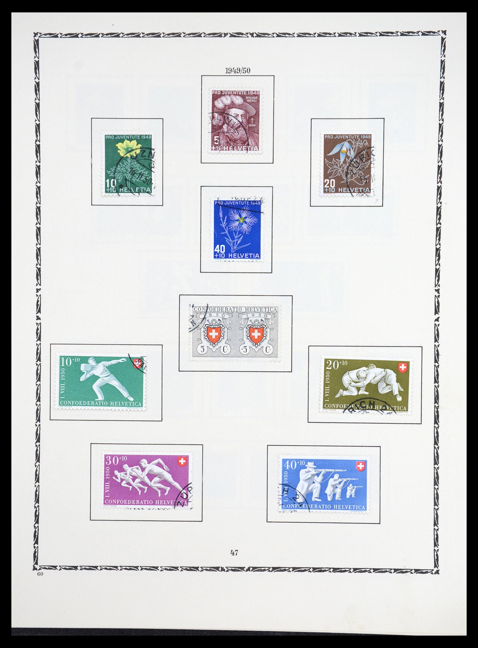 36672 040 - Stamp collection 36672 Switzerland 1854-1965.
