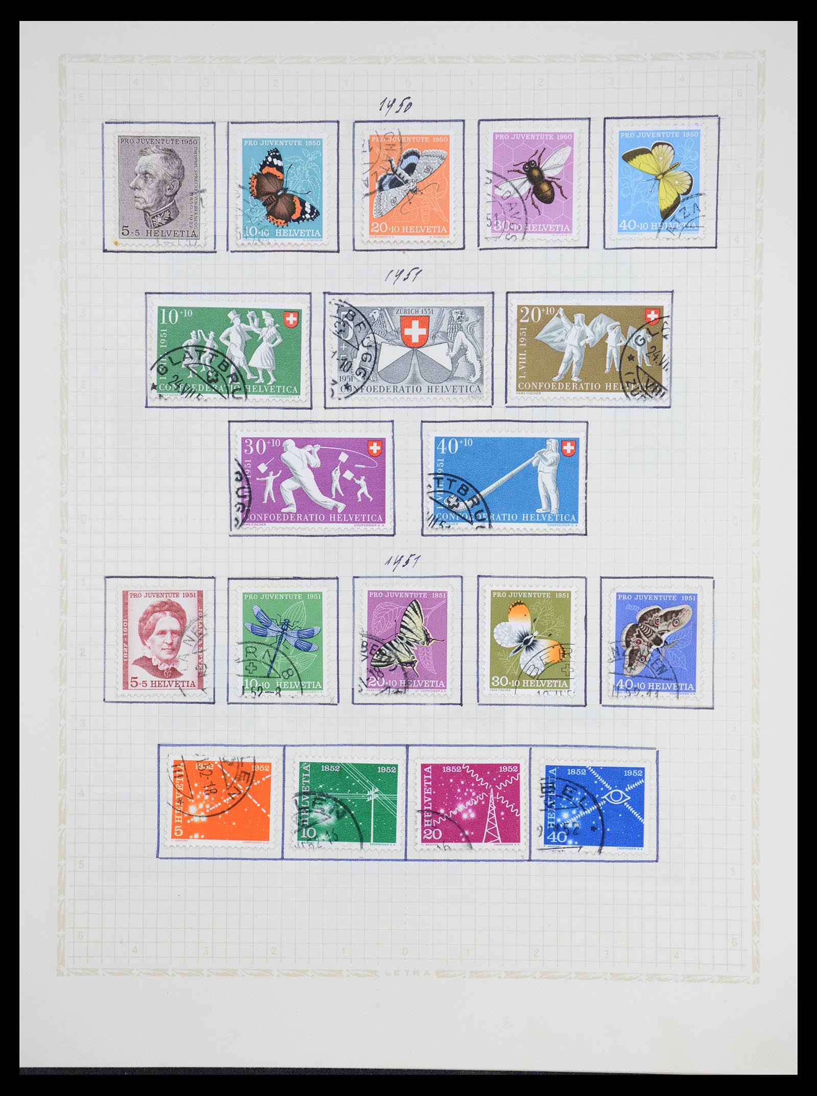 36672 041 - Stamp collection 36672 Switzerland 1854-1965.
