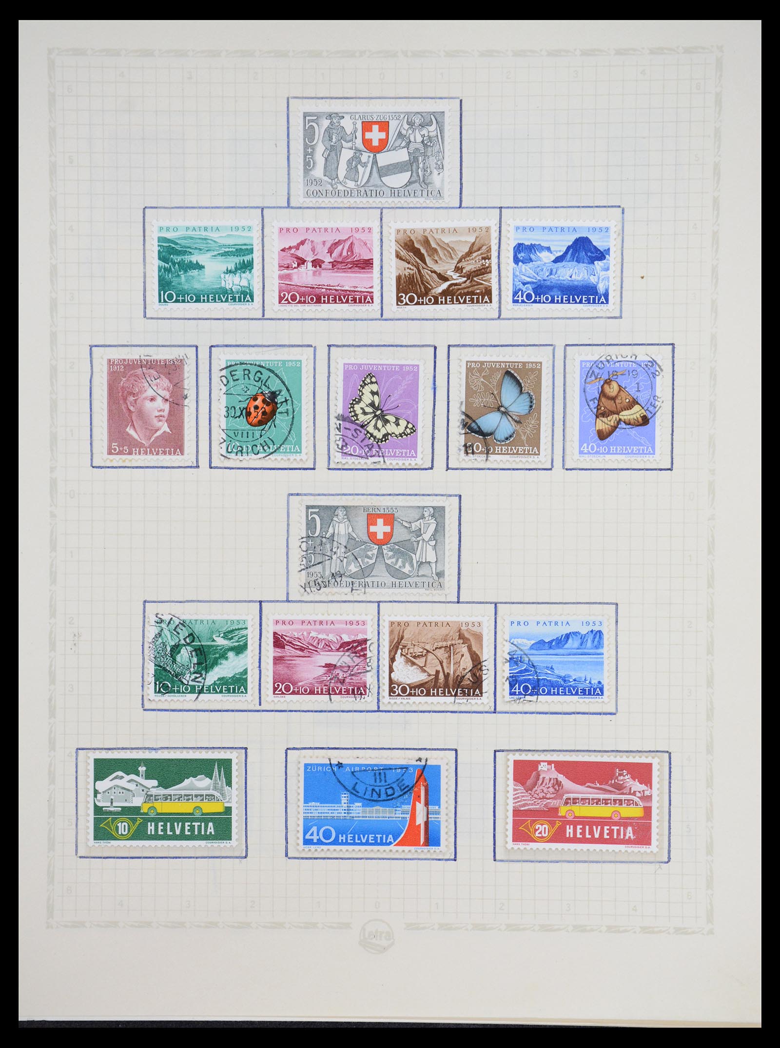 36672 042 - Stamp collection 36672 Switzerland 1854-1965.