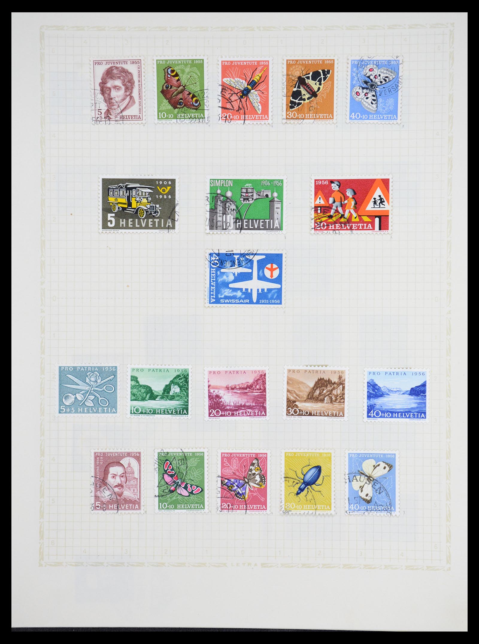 36672 045 - Stamp collection 36672 Switzerland 1854-1965.