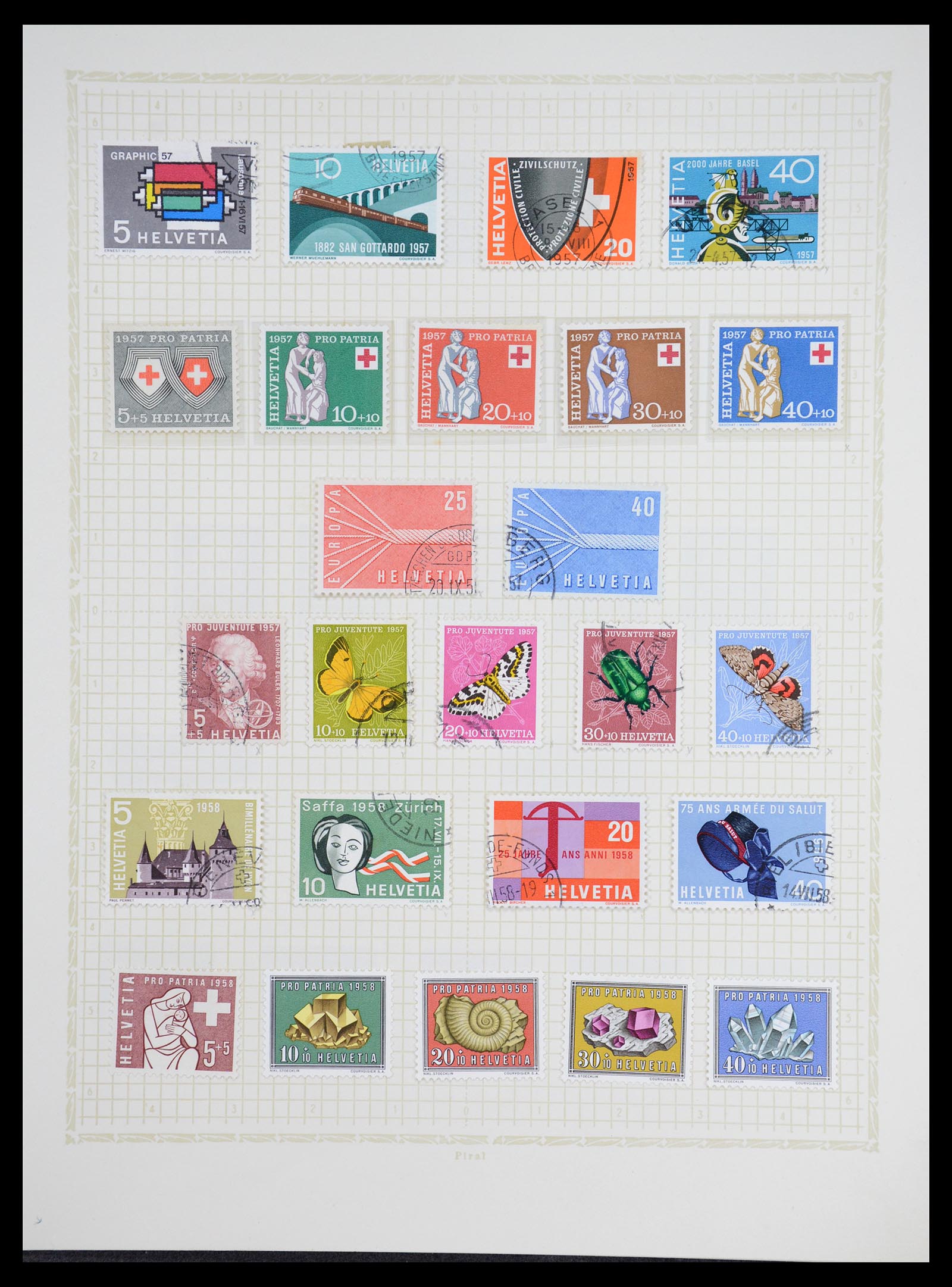36672 047 - Stamp collection 36672 Switzerland 1854-1965.