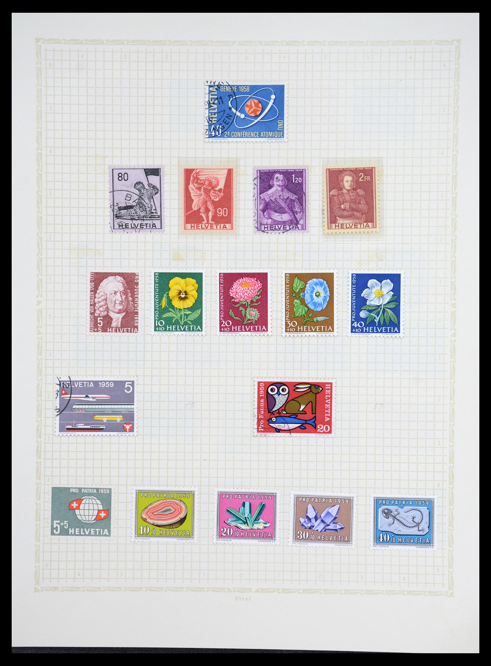 36672 048 - Stamp collection 36672 Switzerland 1854-1965.
