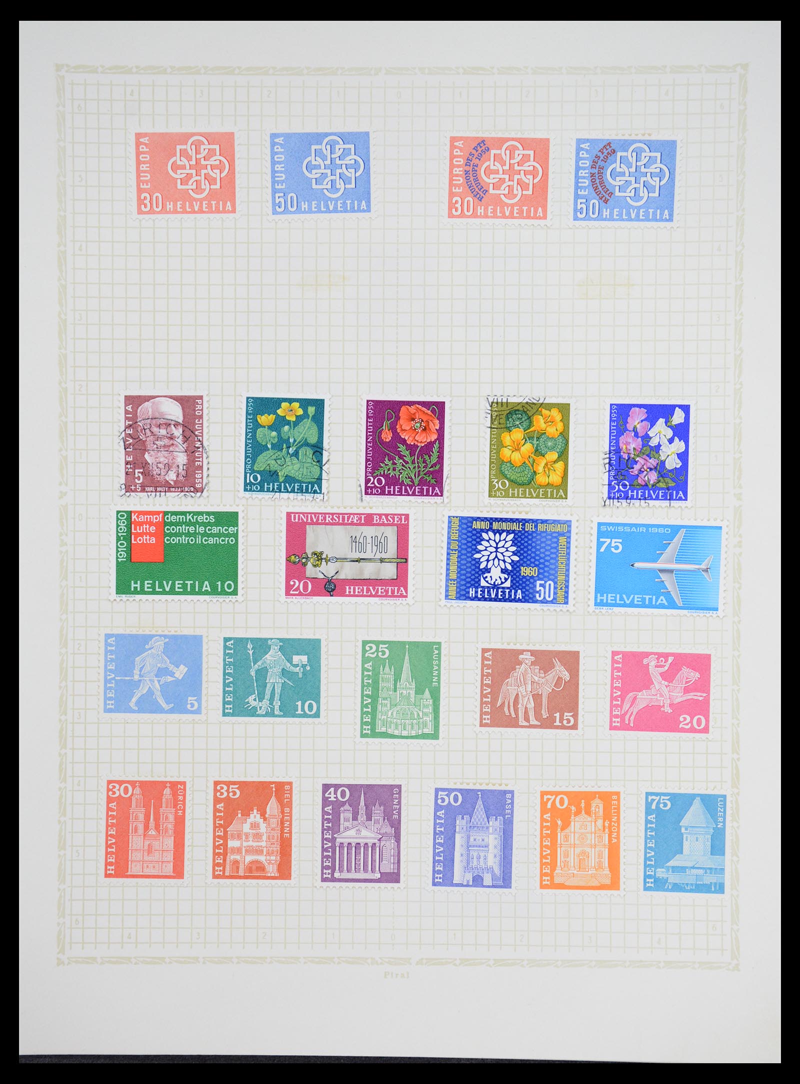 36672 049 - Stamp collection 36672 Switzerland 1854-1965.