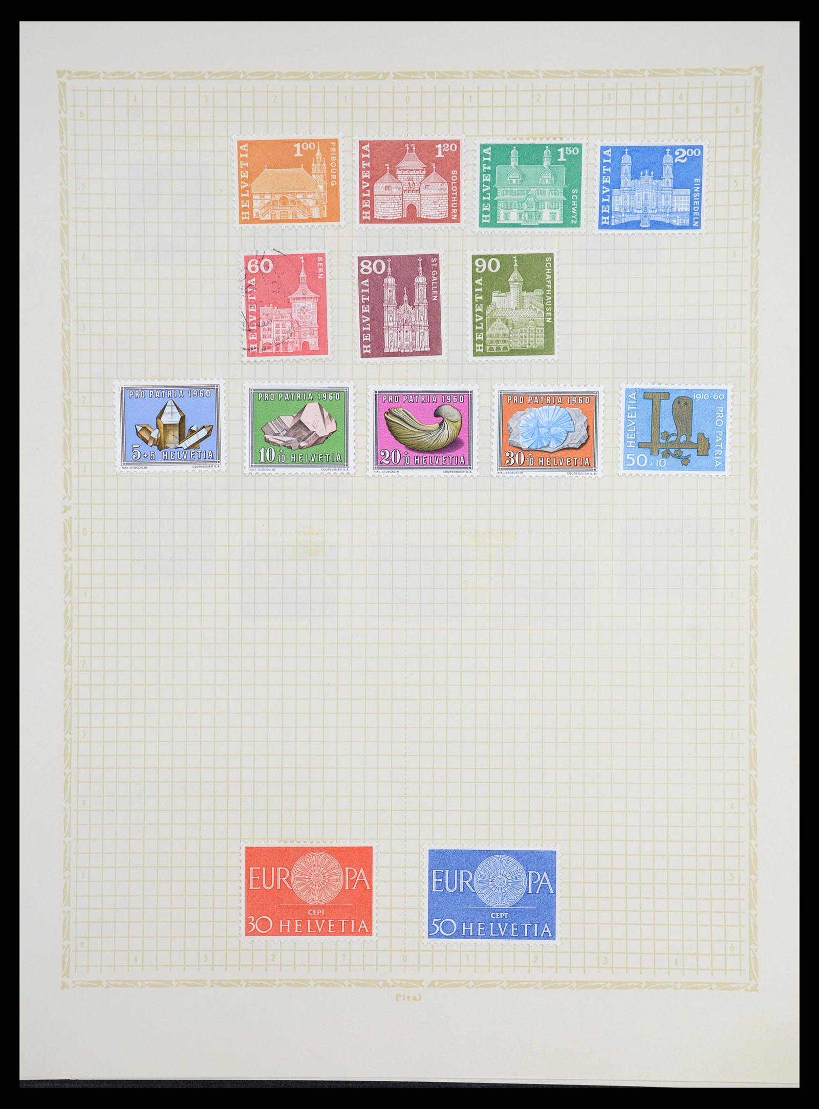 36672 050 - Stamp collection 36672 Switzerland 1854-1965.